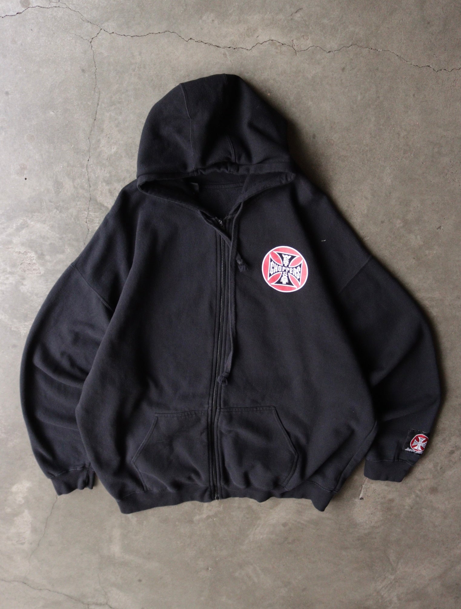 00s WEST COAST CHOPPERS ジップパーカー　パーカー 2000S WEST COAST CHOPPERS ZIP UP HOODED SWEATSHIRT – TWO FOLD