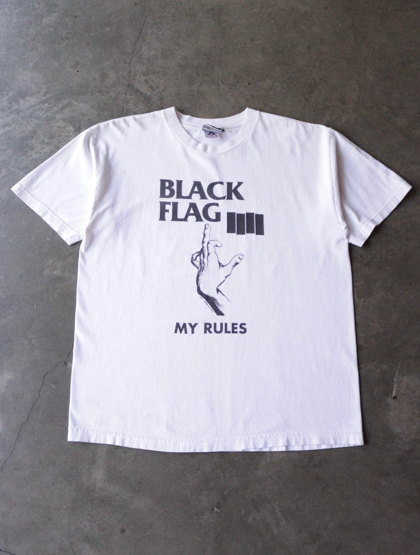 1990S BLACK FLAG MY RULES BAND TEE – TWO FOLD