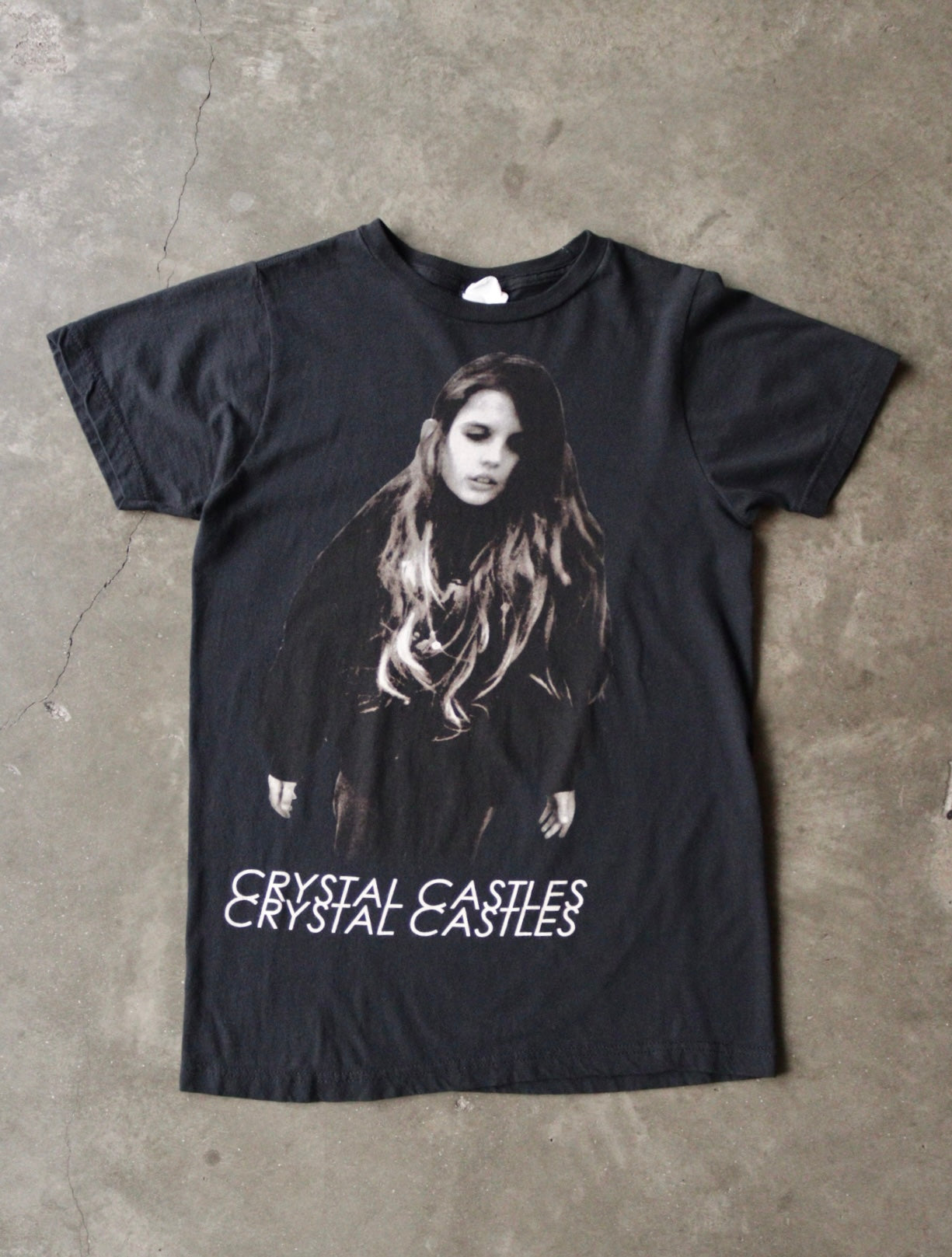 Crystal Castles Ⅱ t-shirts 2000S CRYSTAL CASTLES II TEE – TWO FOLD