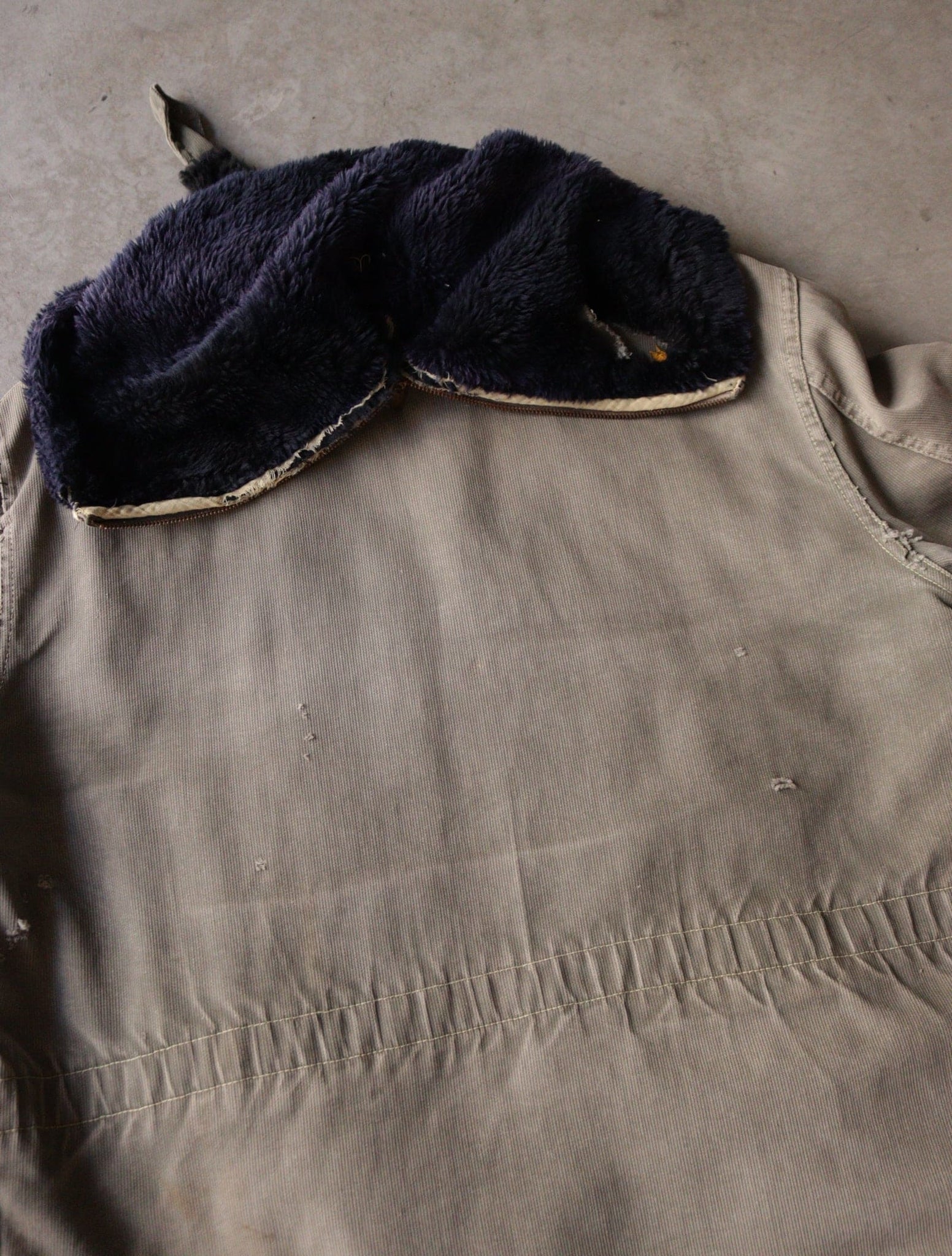 1950S FADED MOUNTAIN REPAIRED SHERPA JACKET