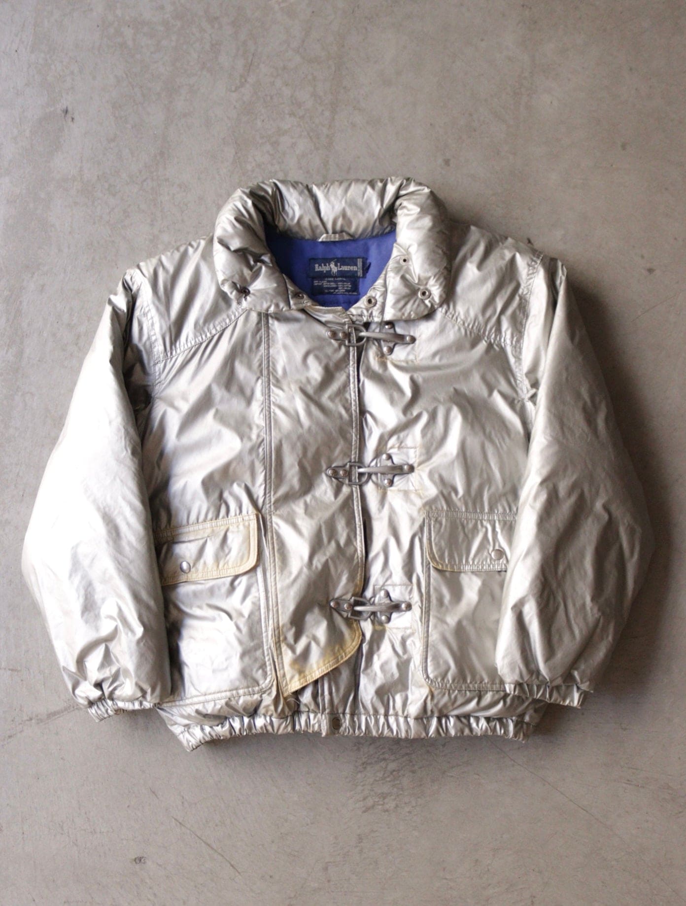 1990S SILVER POLO CLASP JACKET
