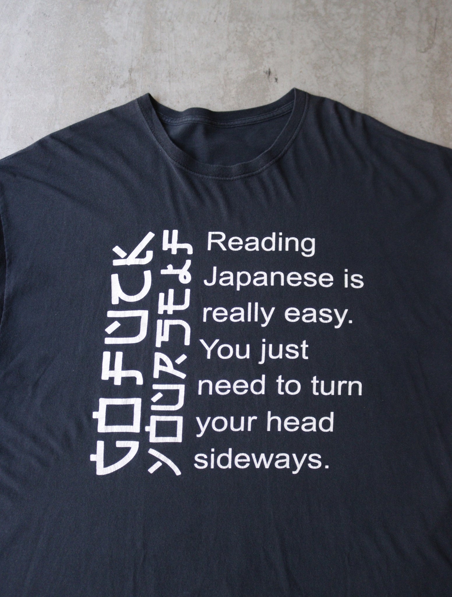 2000S READING JAPANESE IS EASY TEE