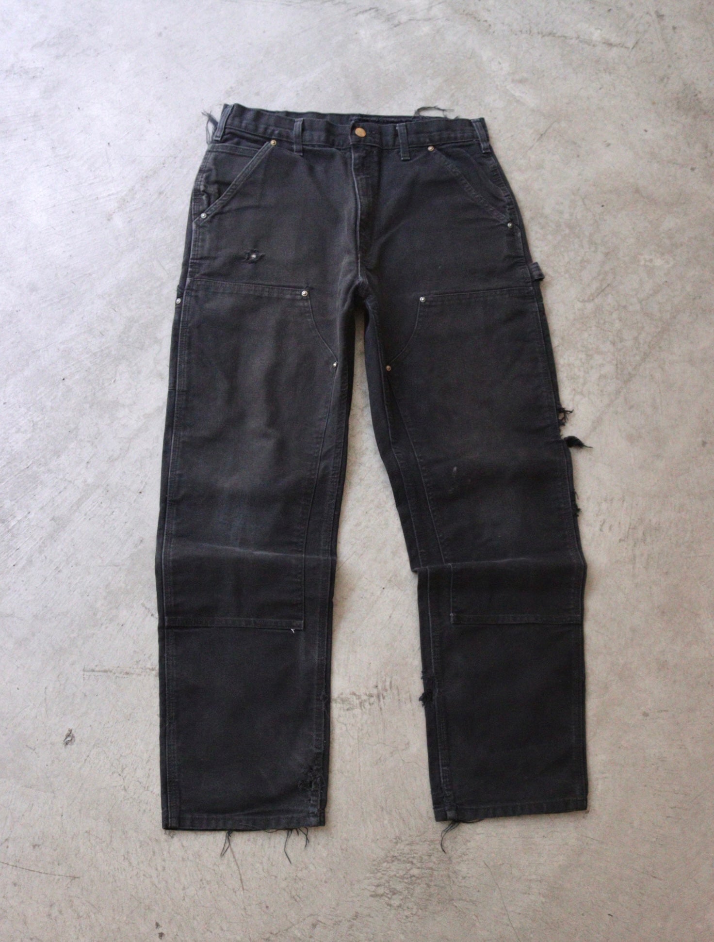 FI-Distressed Double Knee Pants (VerⅡ) Double Knee Pants – FIFTH GENERAL STORE