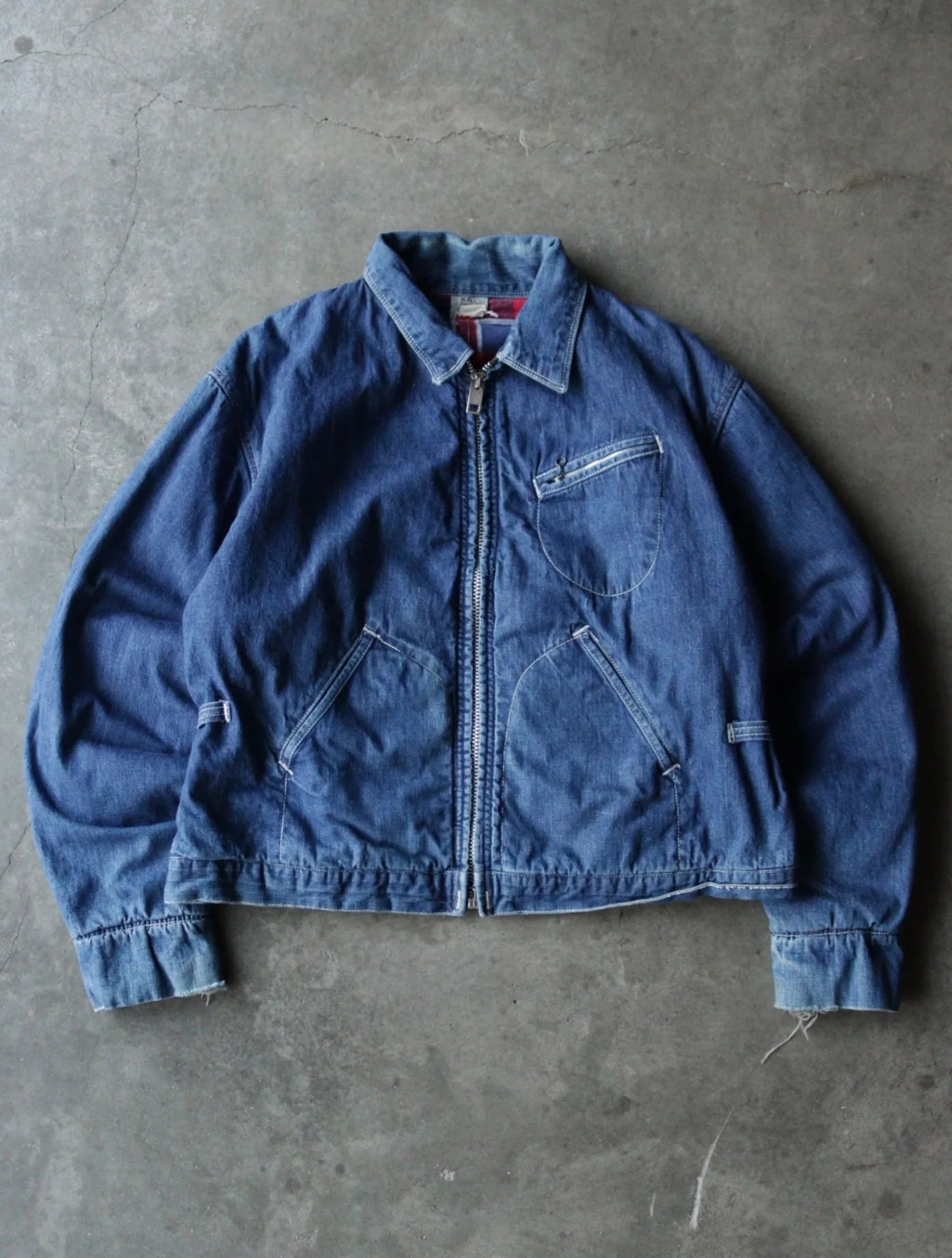 1940S KEY IMPERIAL DENIM WORK JACKET – TWO FOLD 