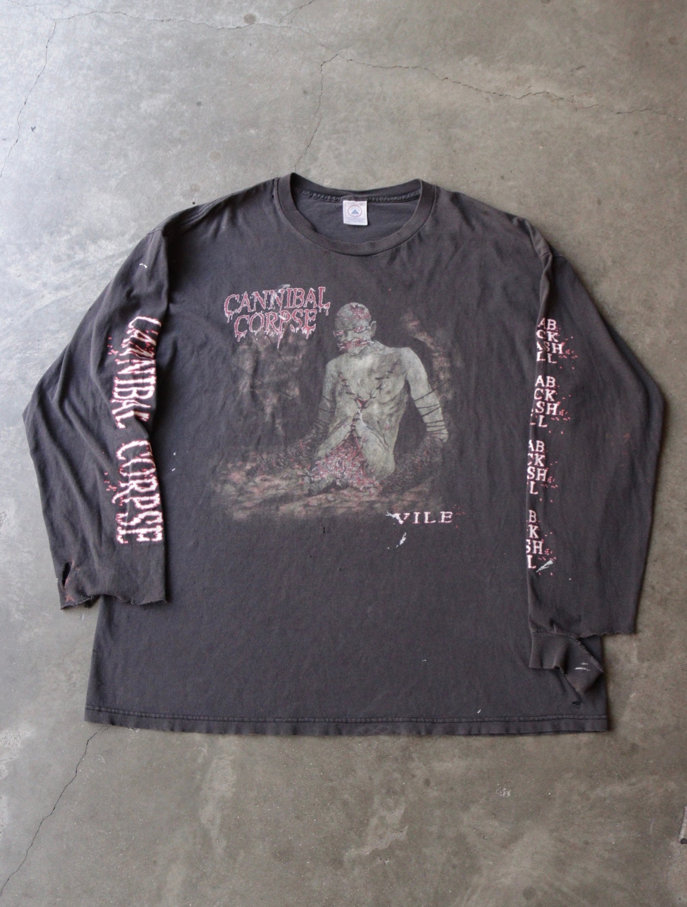 1990S CANNIBAL CORPSE L/S BAND TEE – TWO FOLD