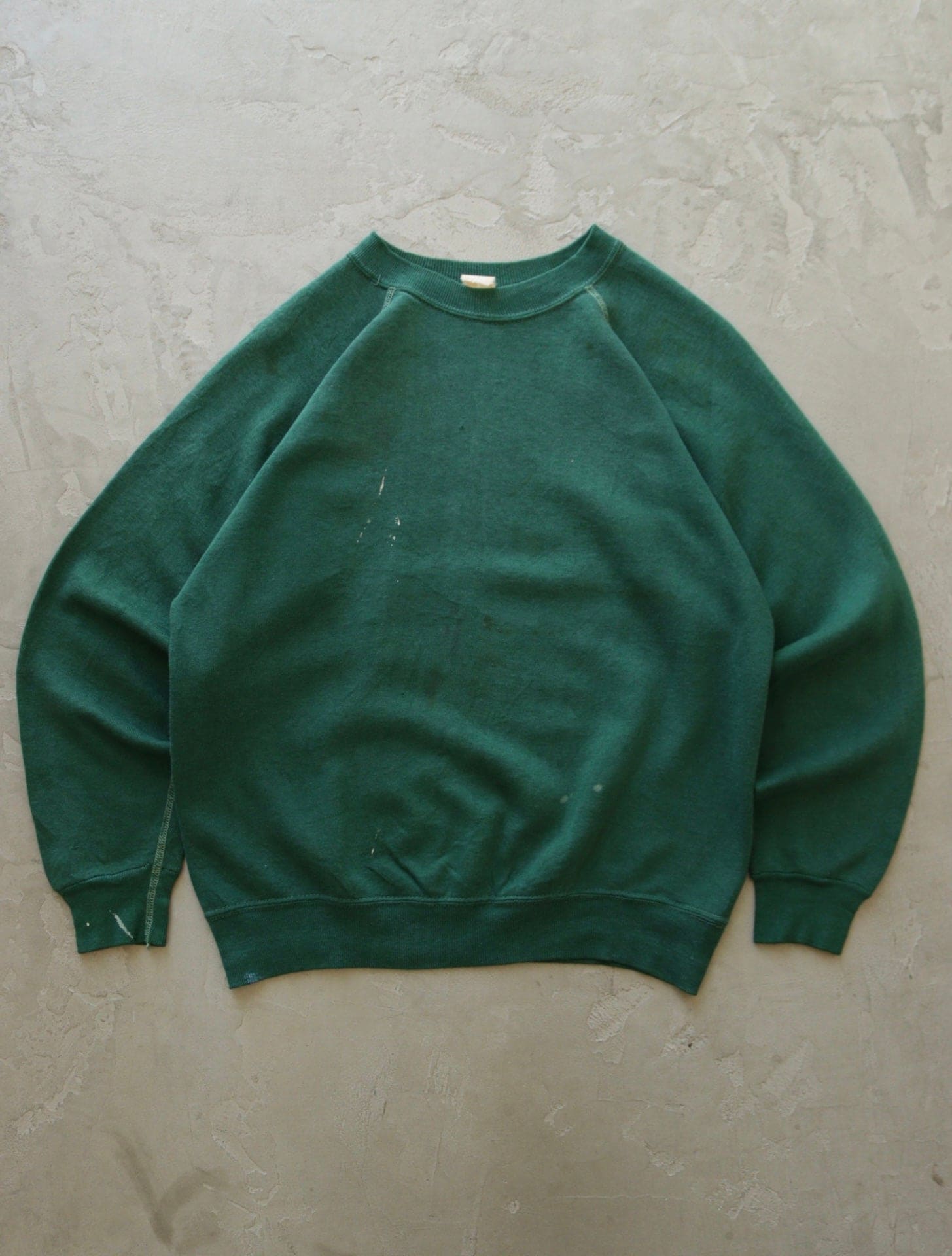 1980S GREEN SWEATSHIRT TWO FOLD