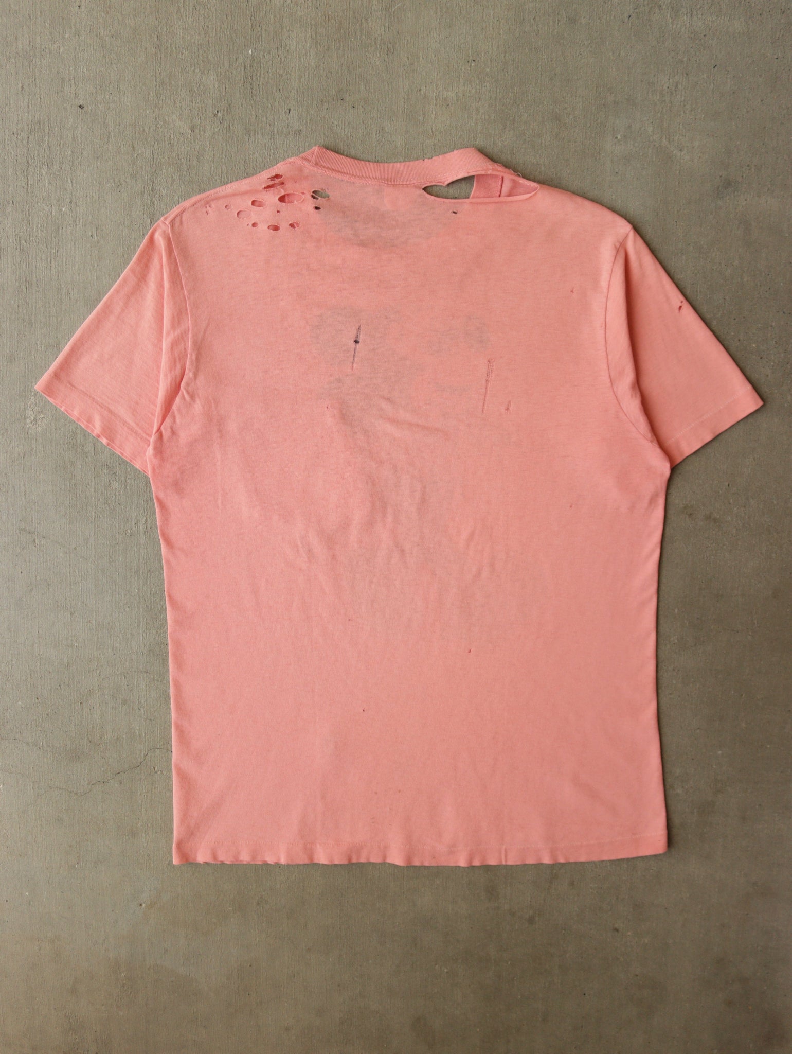 1970S FLARE MICKEY DISTRESSED OVER-POCKET TEE - M