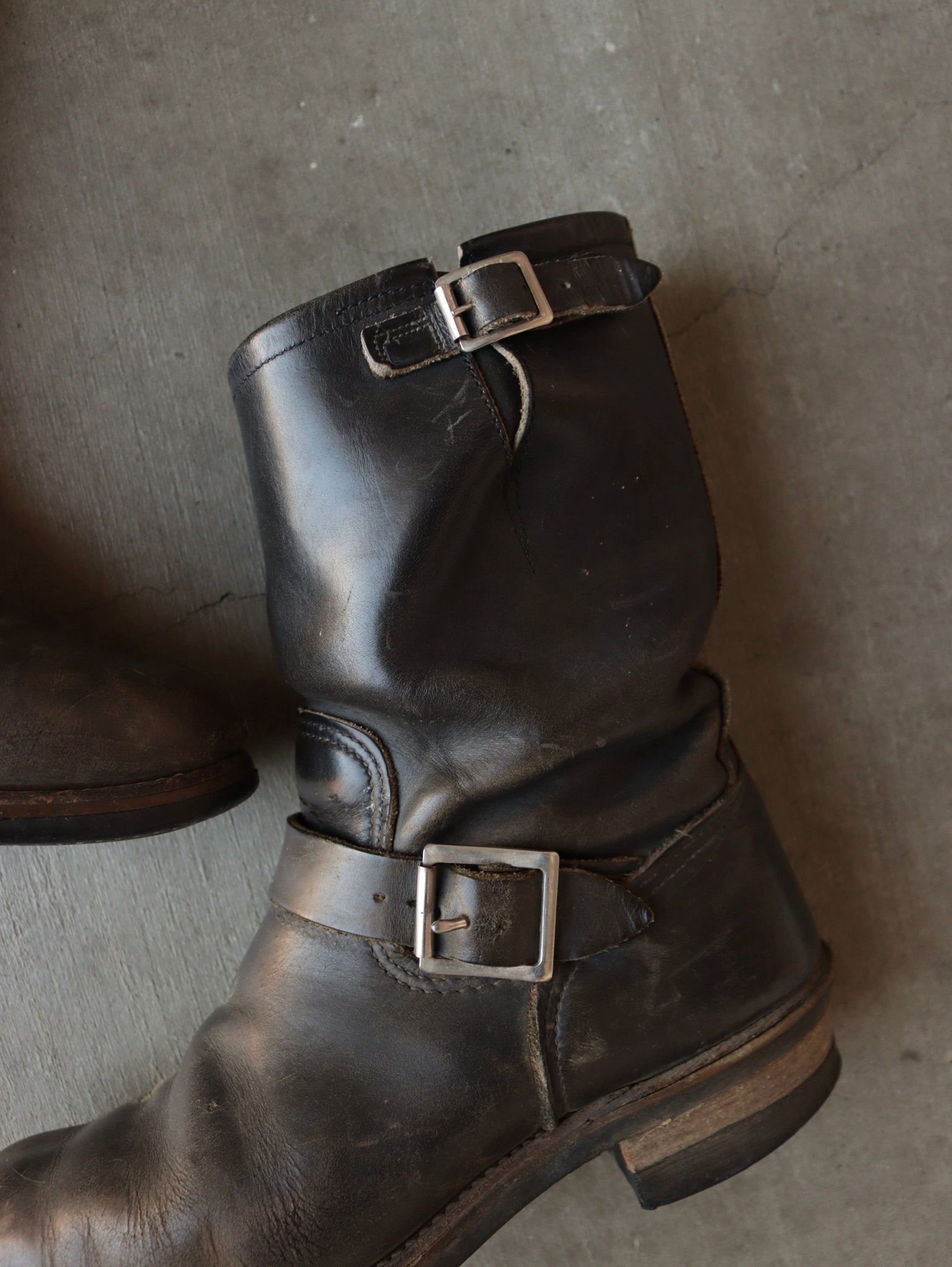 1950s ‘Mason’ Engineer Leather Boots - US 8.5-9
