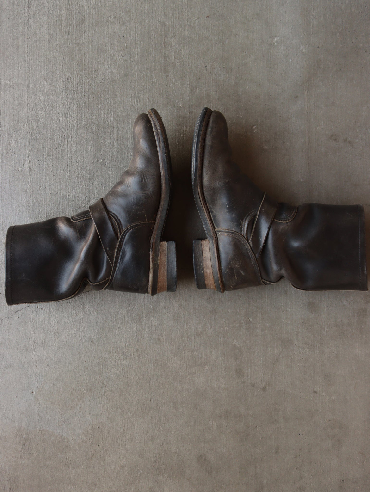 1950s ‘Mason’ Engineer Leather Boots - US 8.5-9
