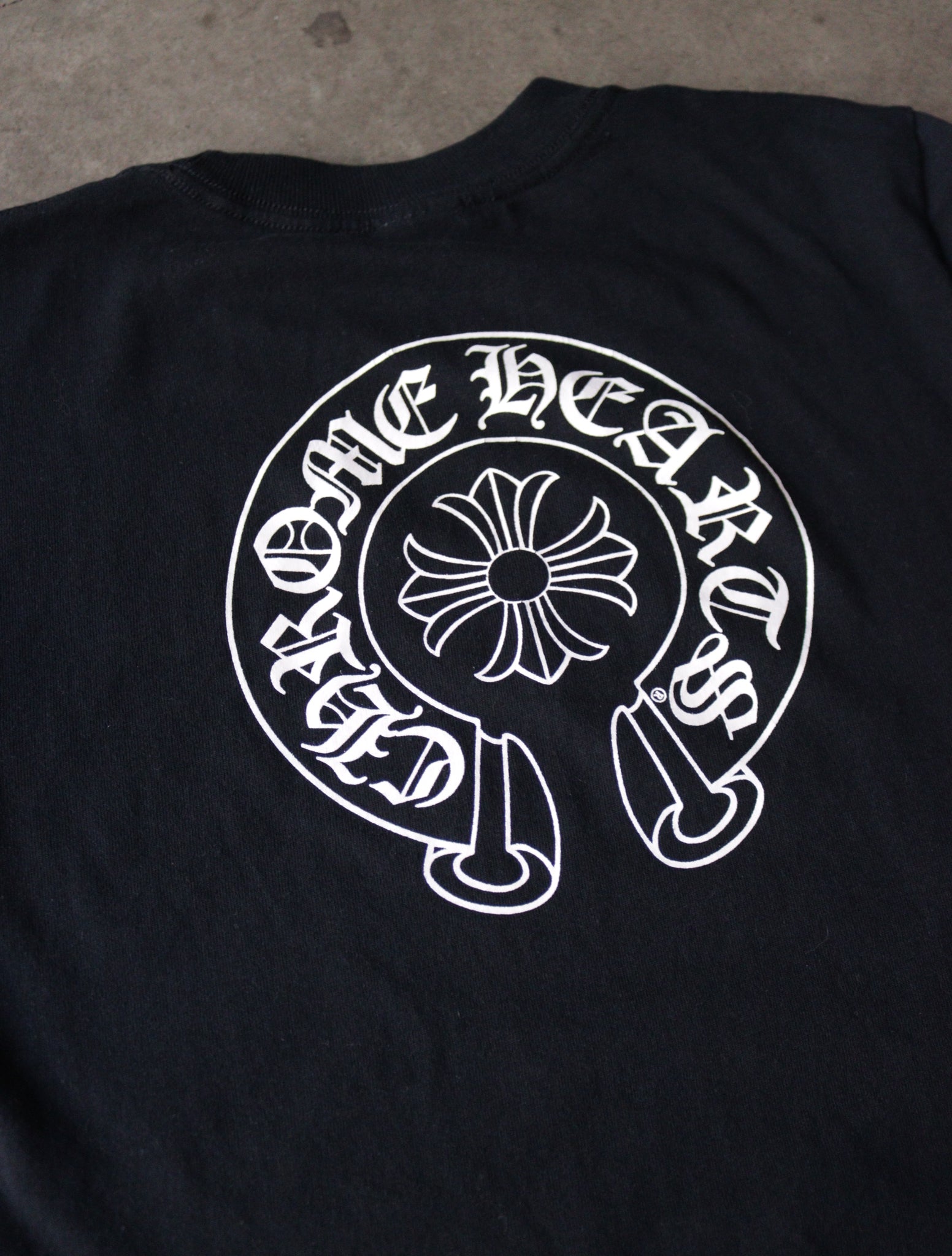 ２０年前のChrome Hearts カットソー　Ｓサイズ 2000S CHROME HEARTS FLORAL SLEEVE L/S TEE – TWO FOLD
