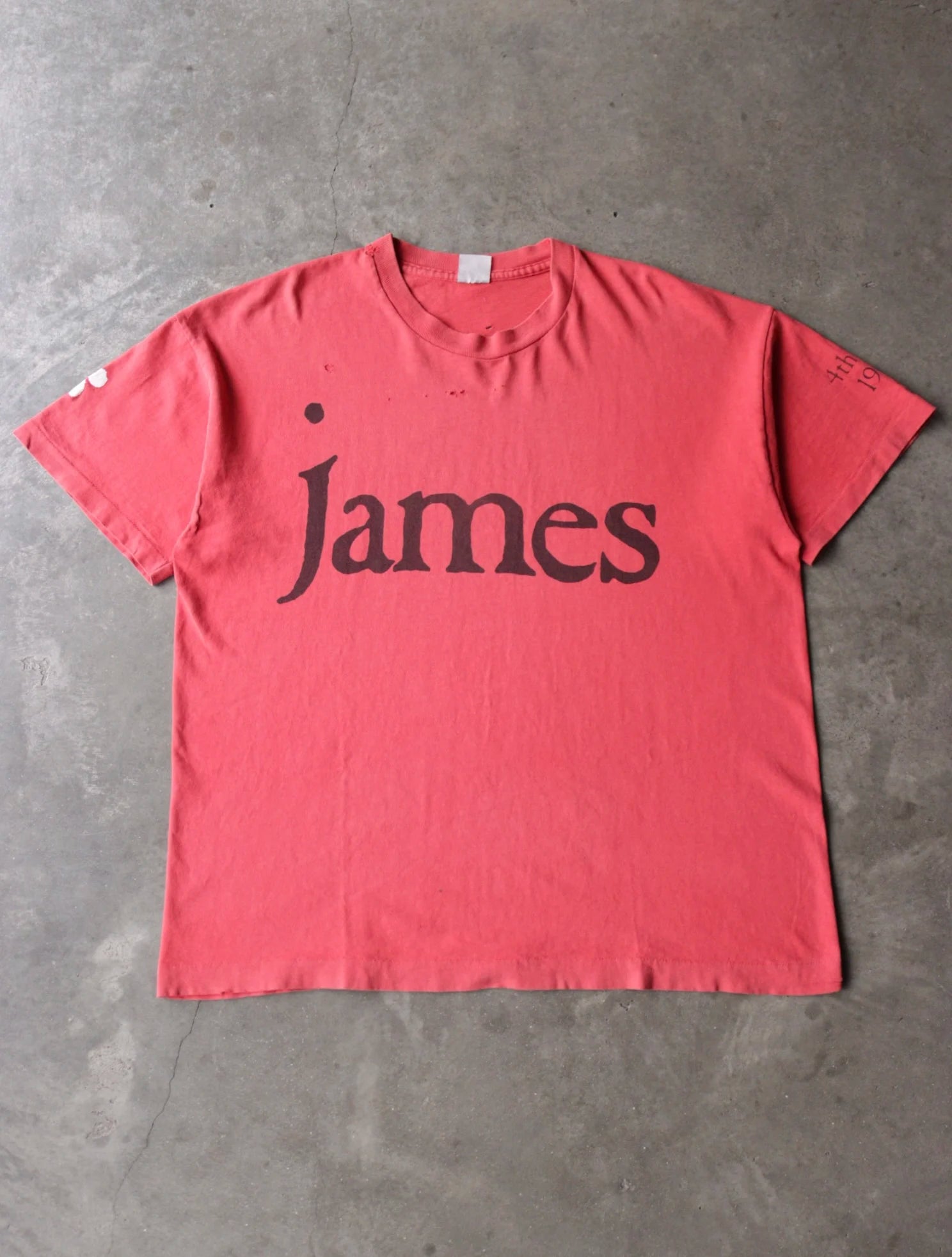 1990S JAMES FADED RED TEE