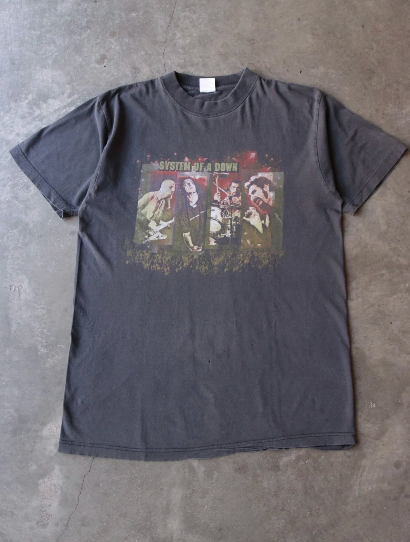 1990S EURO SYSTEM OF A DOWN BAND TEE
