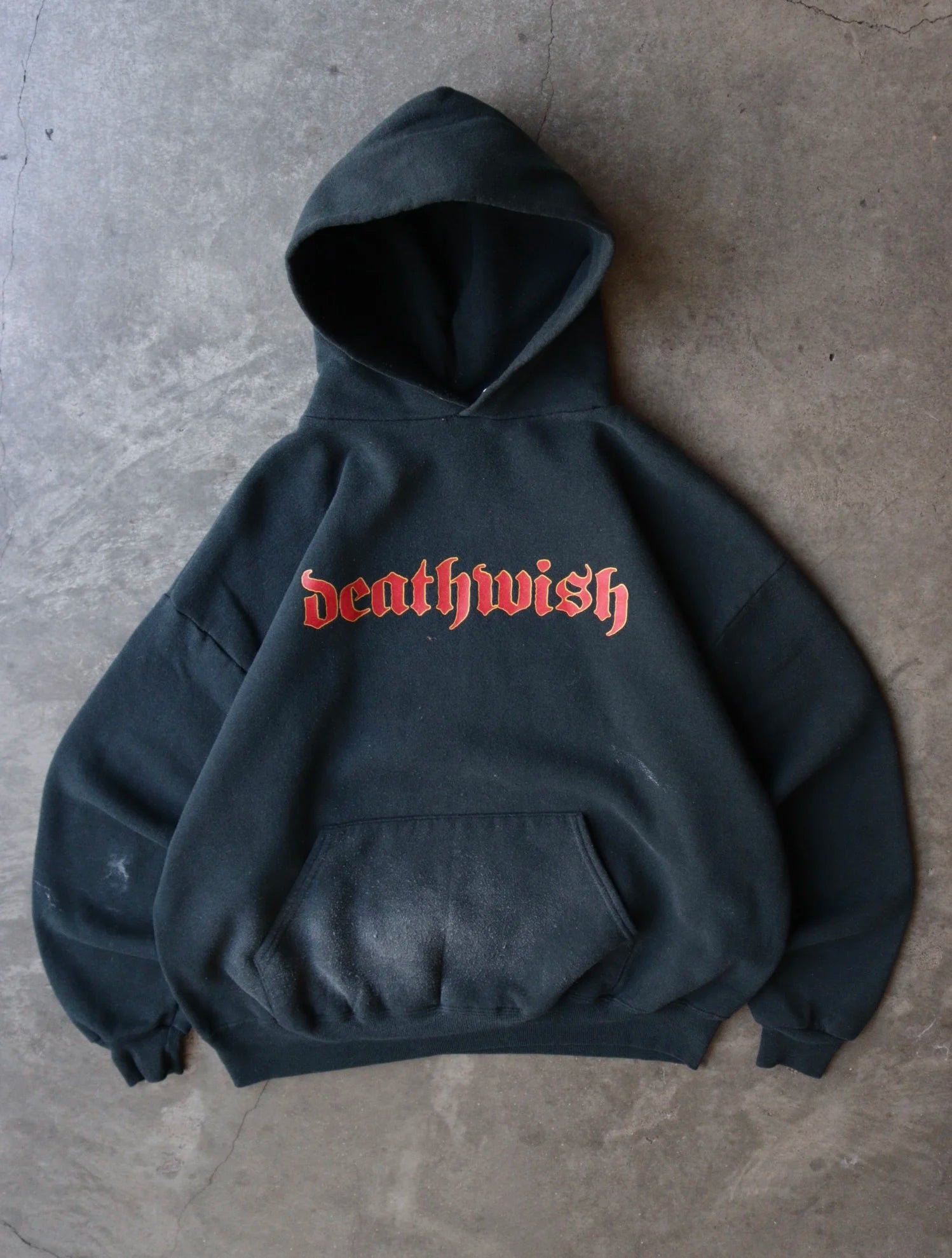 1990S DEATHWISH HOODED SWEATSHIRT