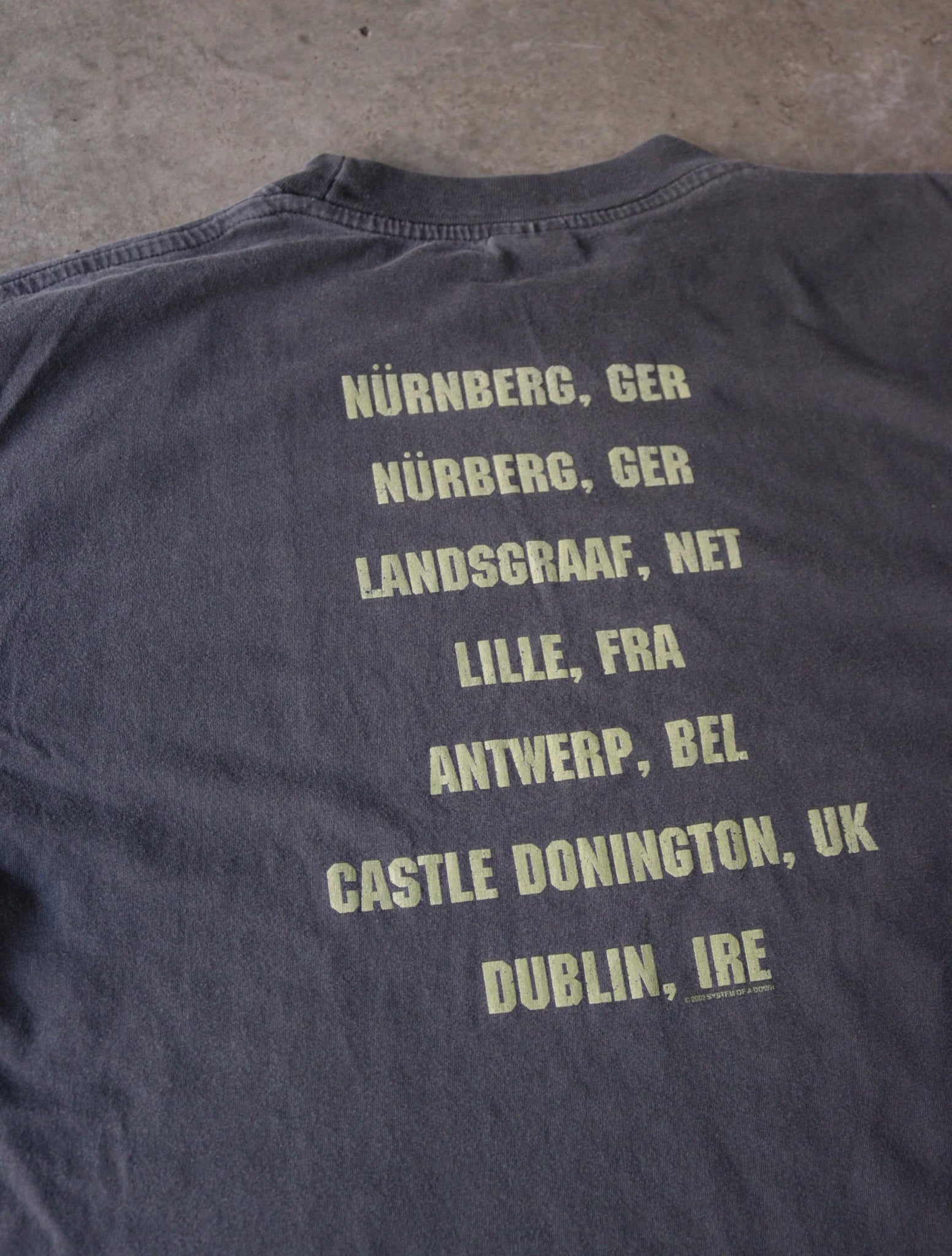 1990S EURO SYSTEM OF A DOWN BAND TEE