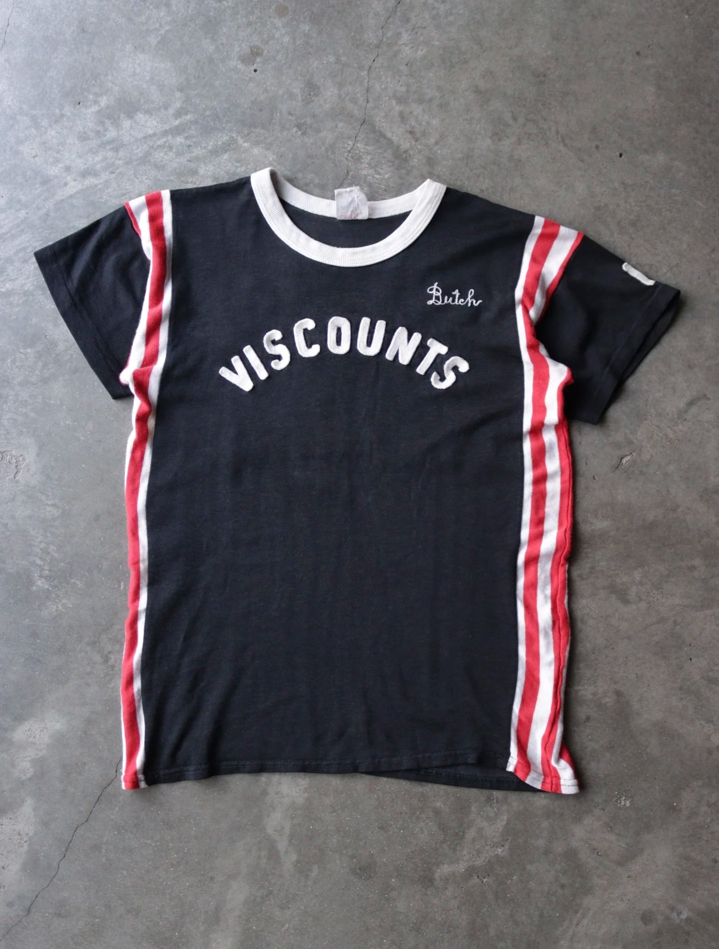 1960S VISCOUNTS FELT LETTER TEE