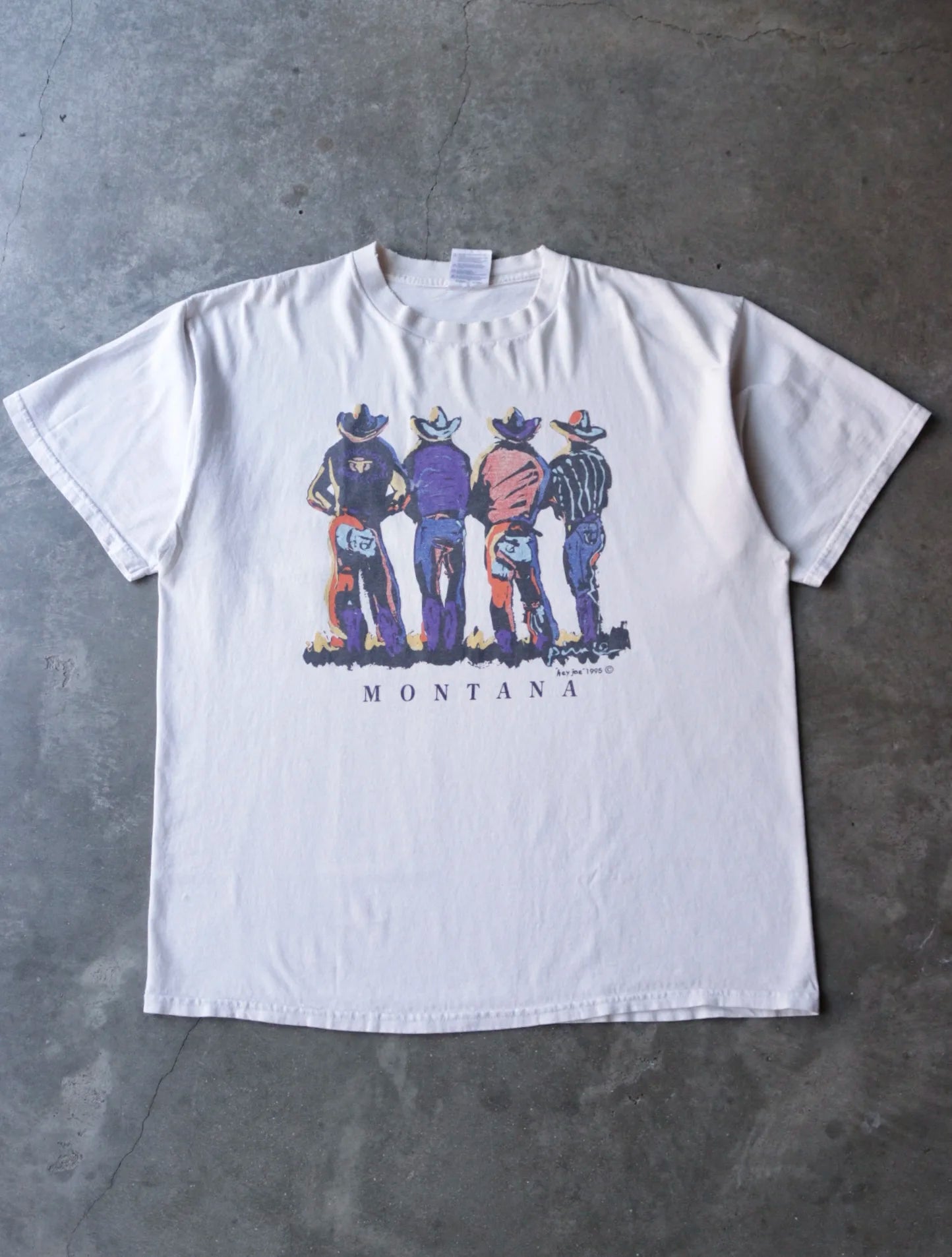 1990S MONTANA COWBOY TEE