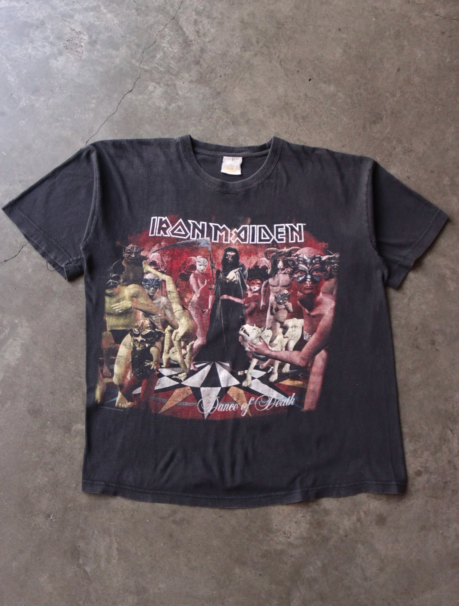 1990S IRON MAIDEN DANCE OF DEATH TEE