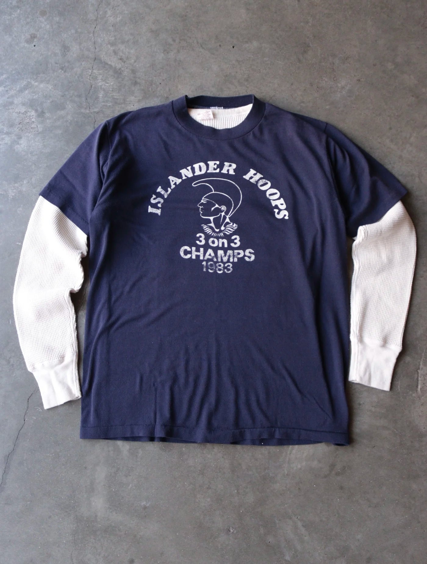 1980S ISLANDER HOOPS TEE + THERMAL