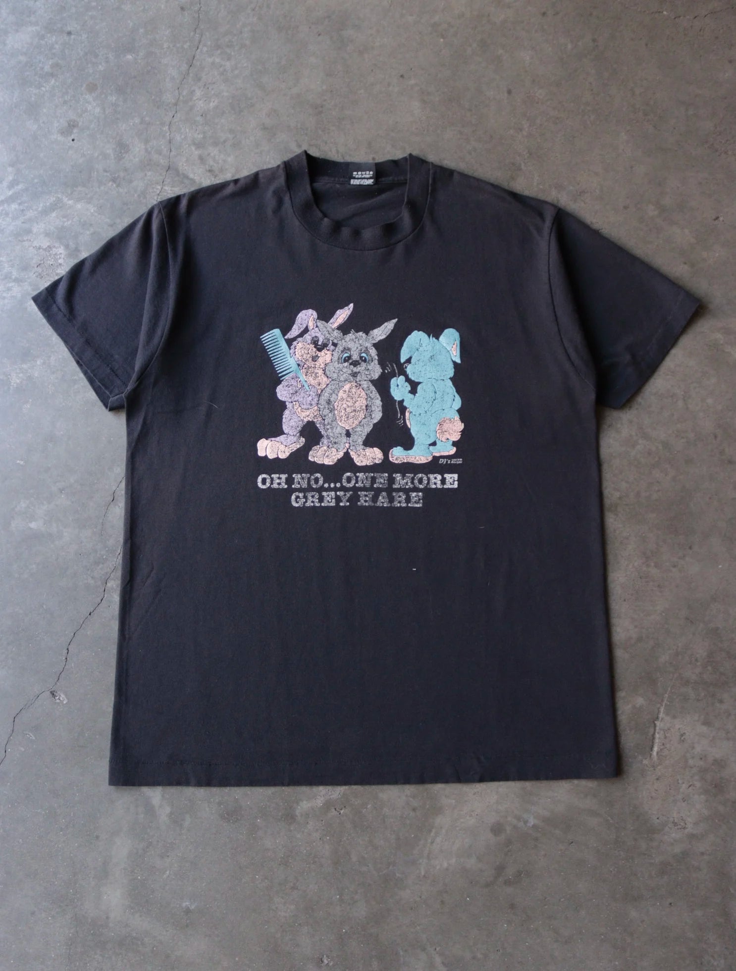 1990S GREY HARE TEE