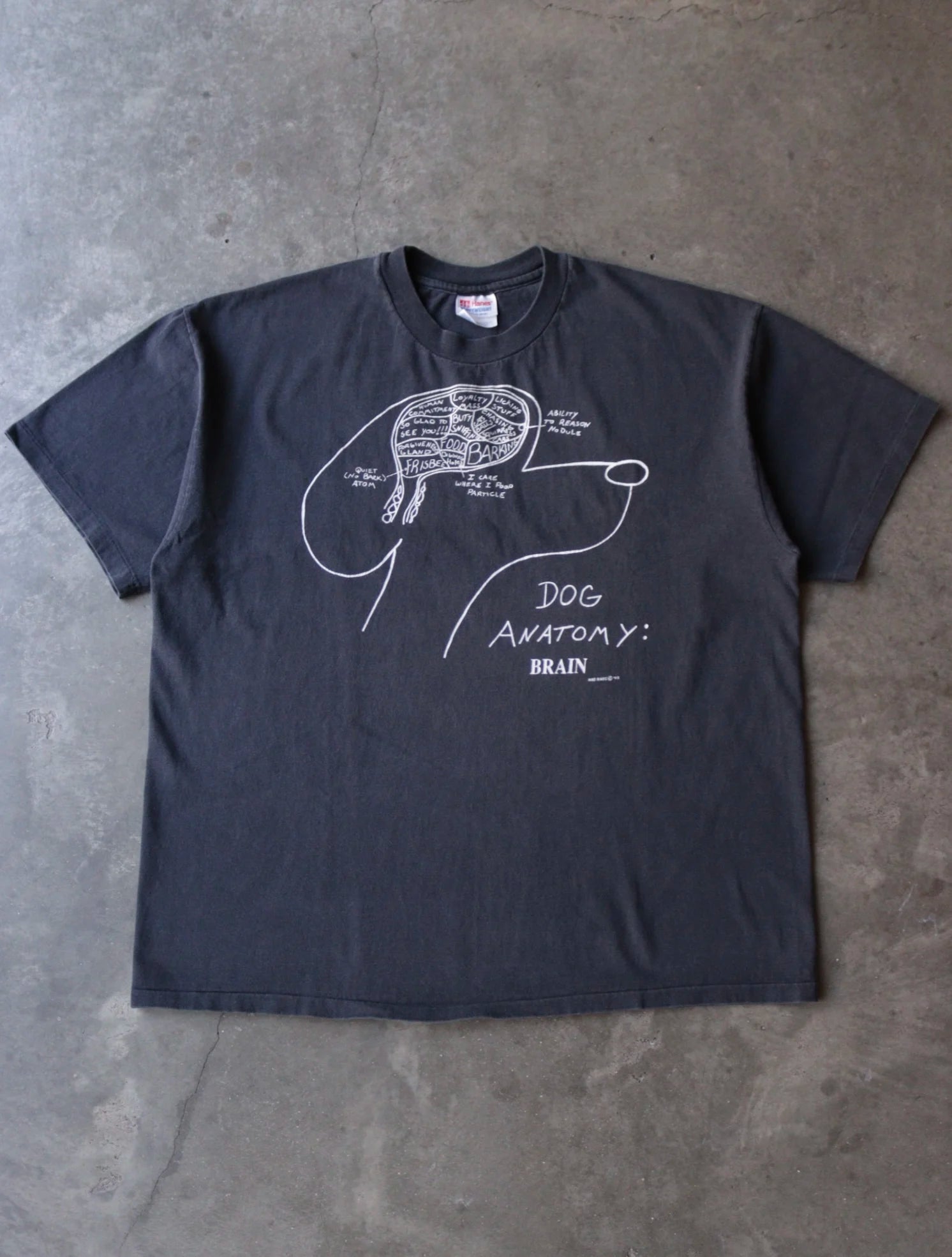 1990S DOG ANATOMY TEE