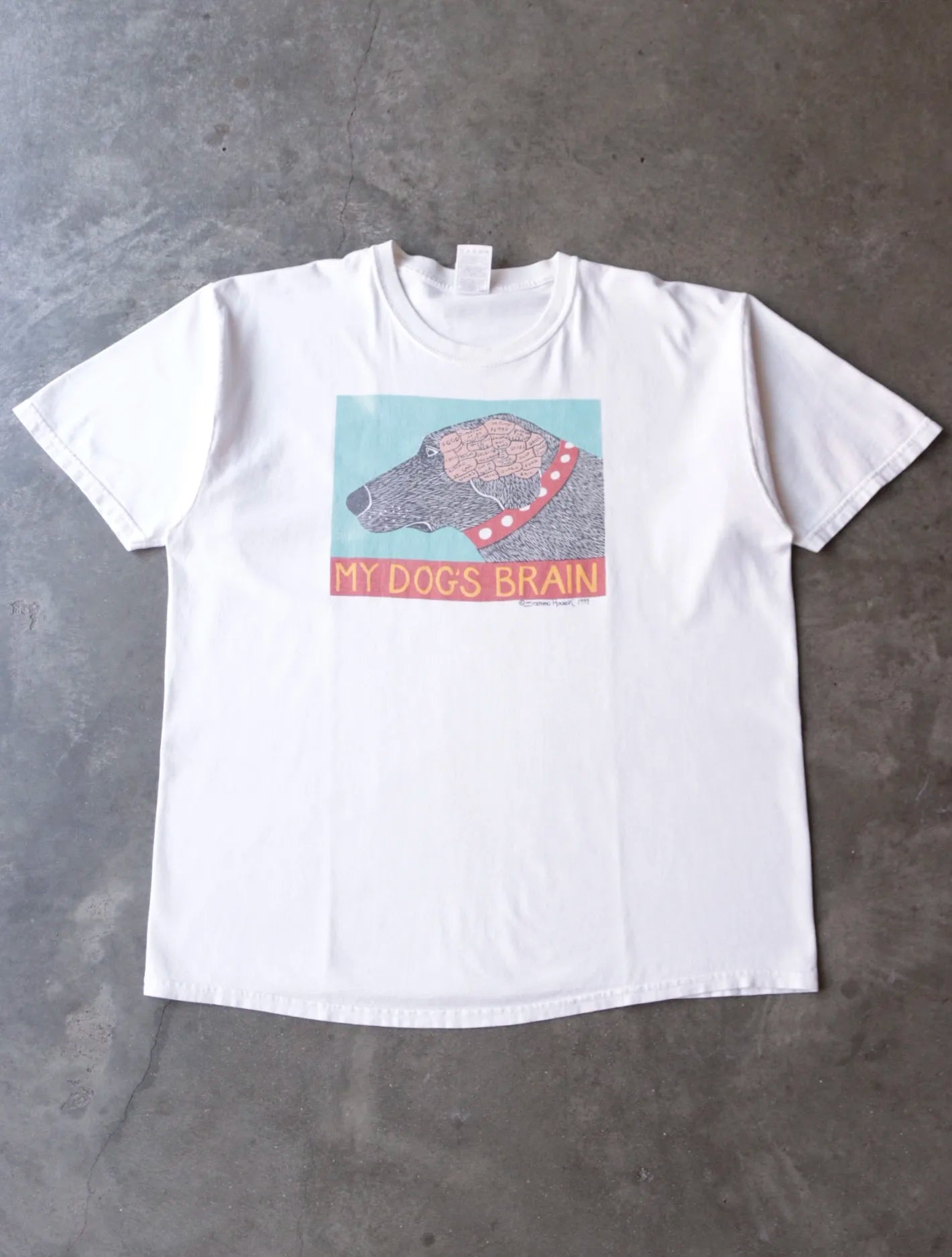 2000S MY DOGS BRAIN TEE
