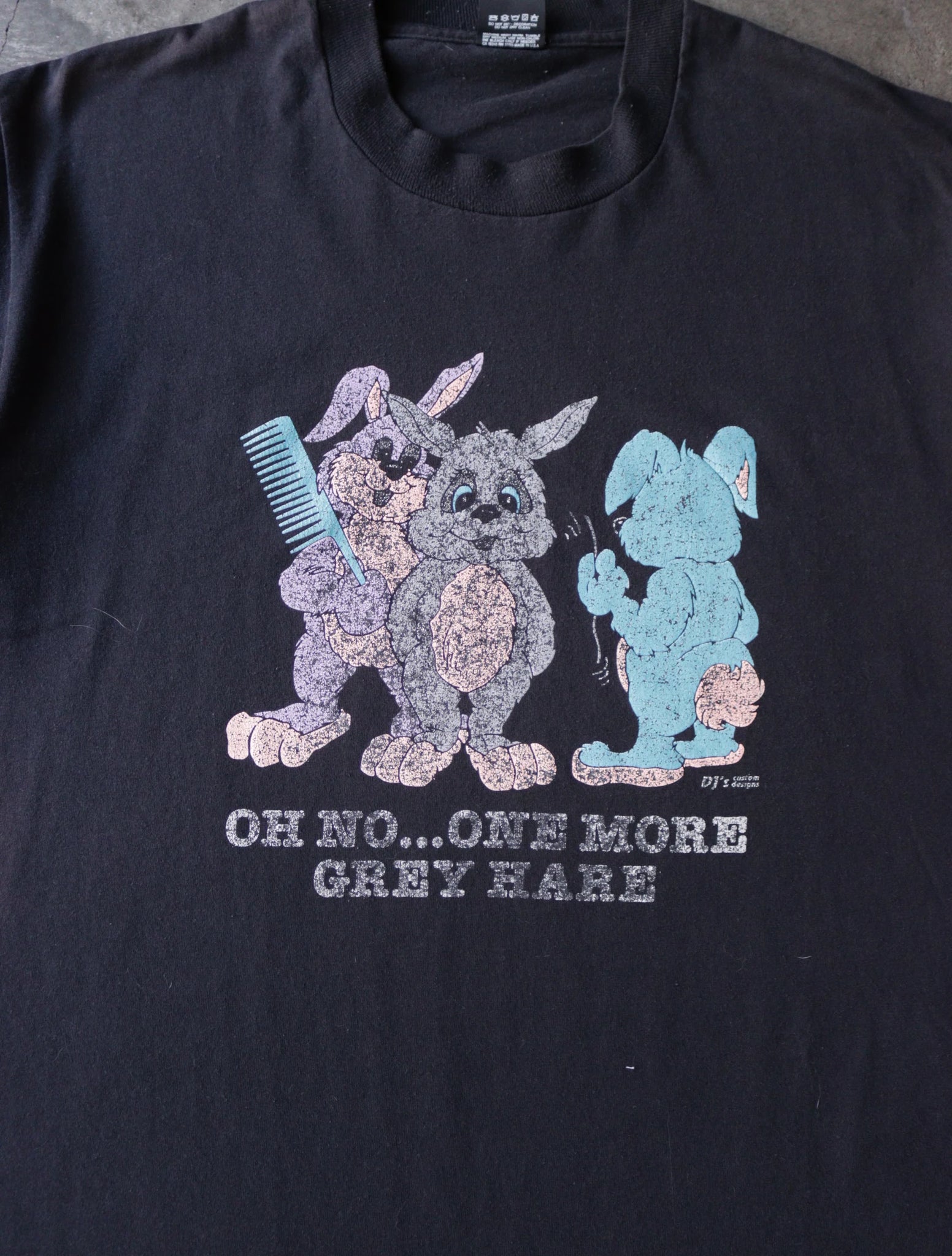 1990S GREY HARE TEE