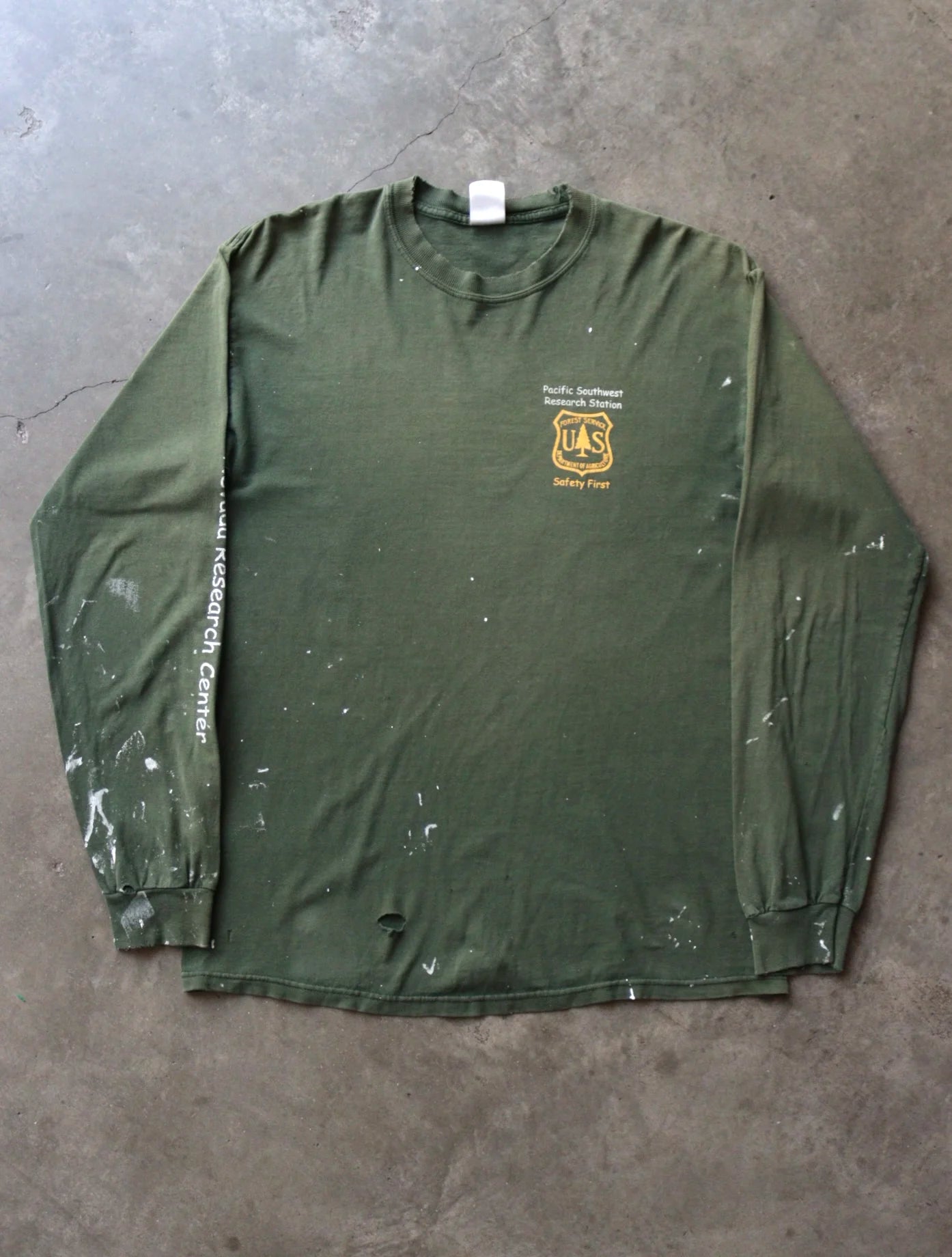 2000S FADED FORREST SERVICE L/S TEE