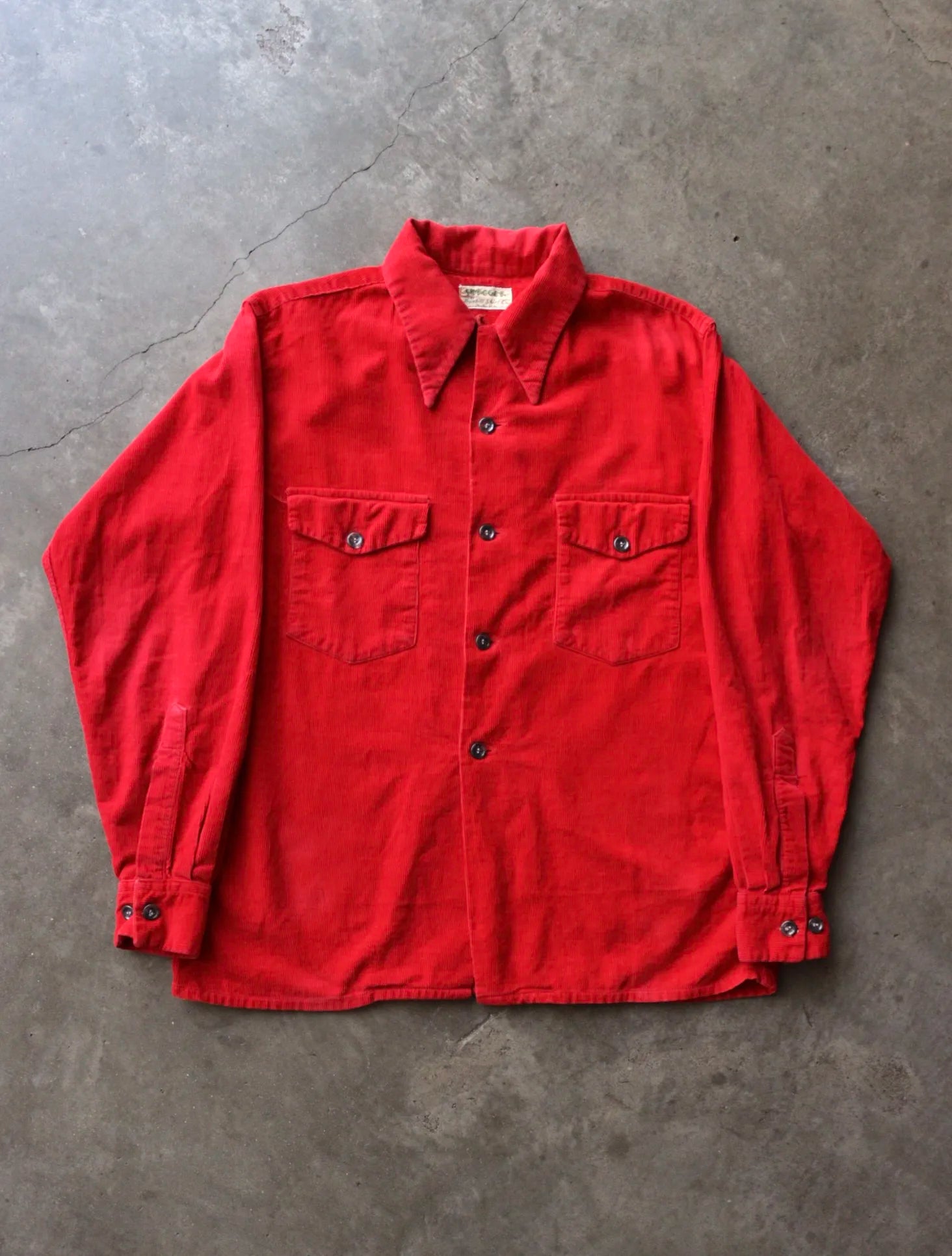 1990S BUTTONED UP CORDUROY L/S SHIRT