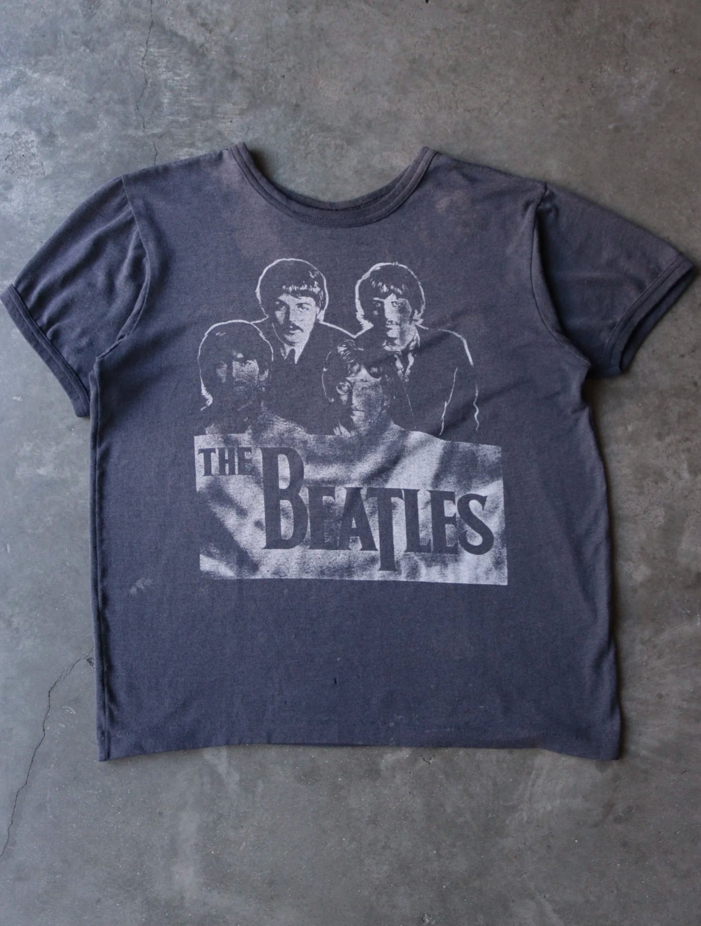 1980S THE BEATLES BAND TEE