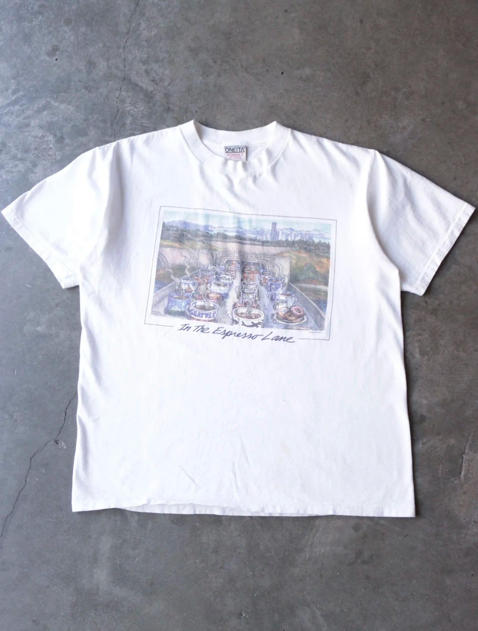 1990S ESPRESSO LANE TEE