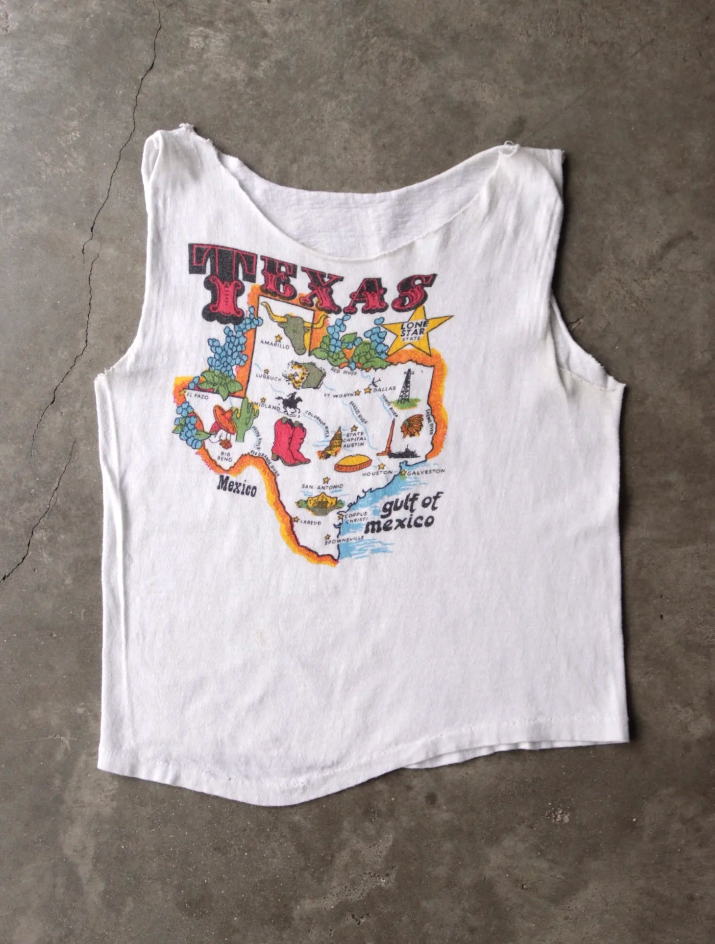 1990S CHOPPED TEXAS TANK TEE