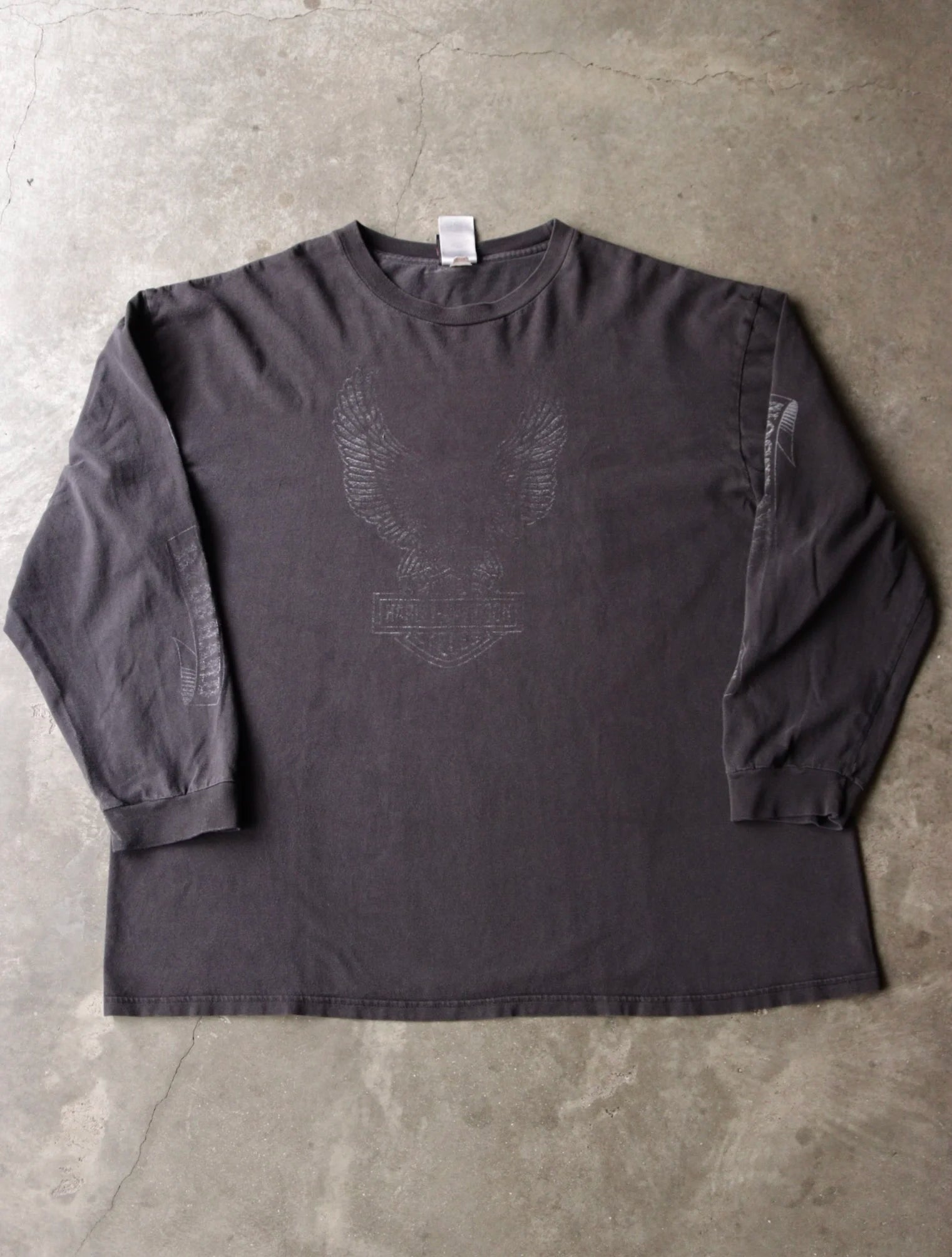 1990S SUN FADED HARLEY DAVIDSON L/ SWEATSHIRT