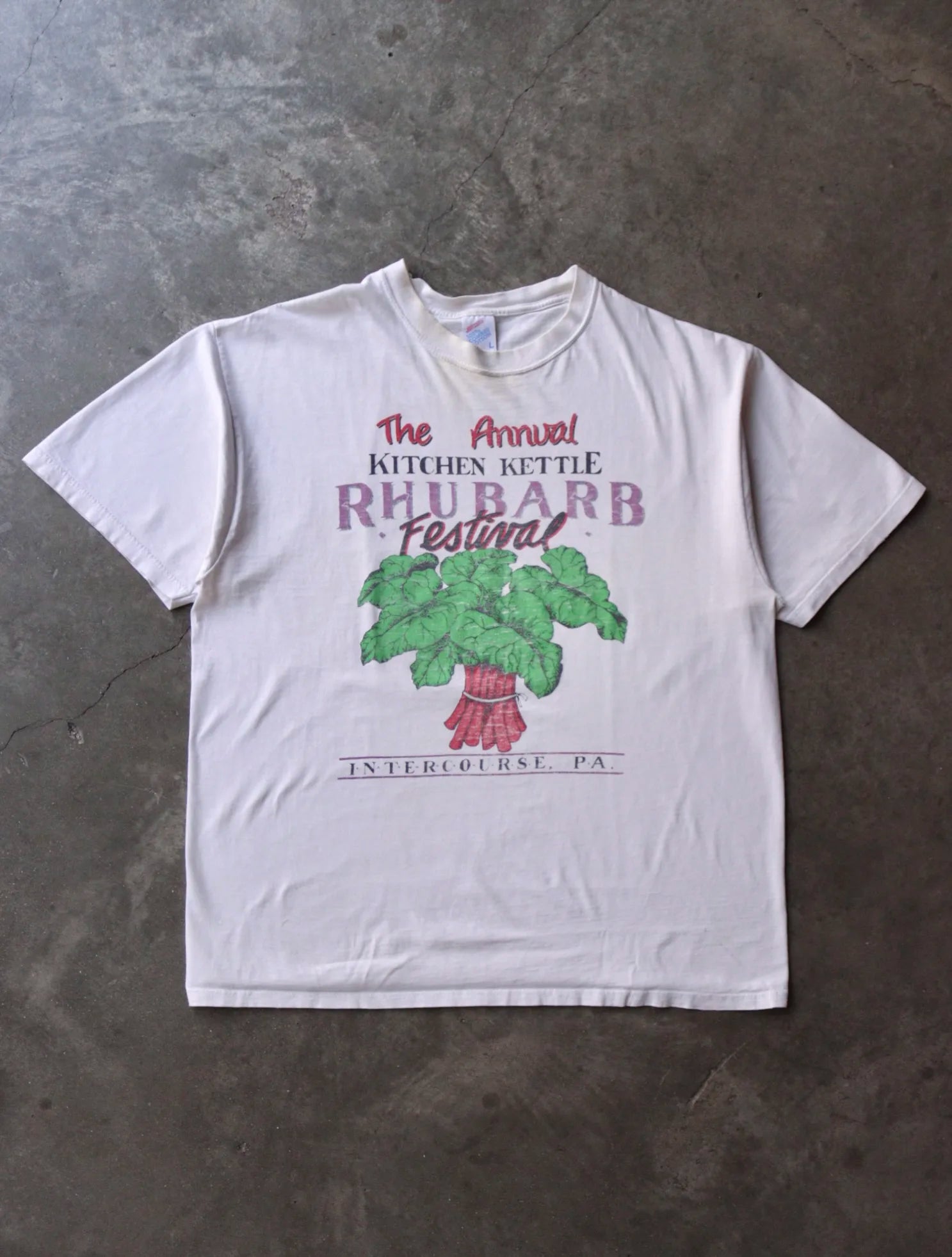 1990S RHUBARB FESTIVAL TEE