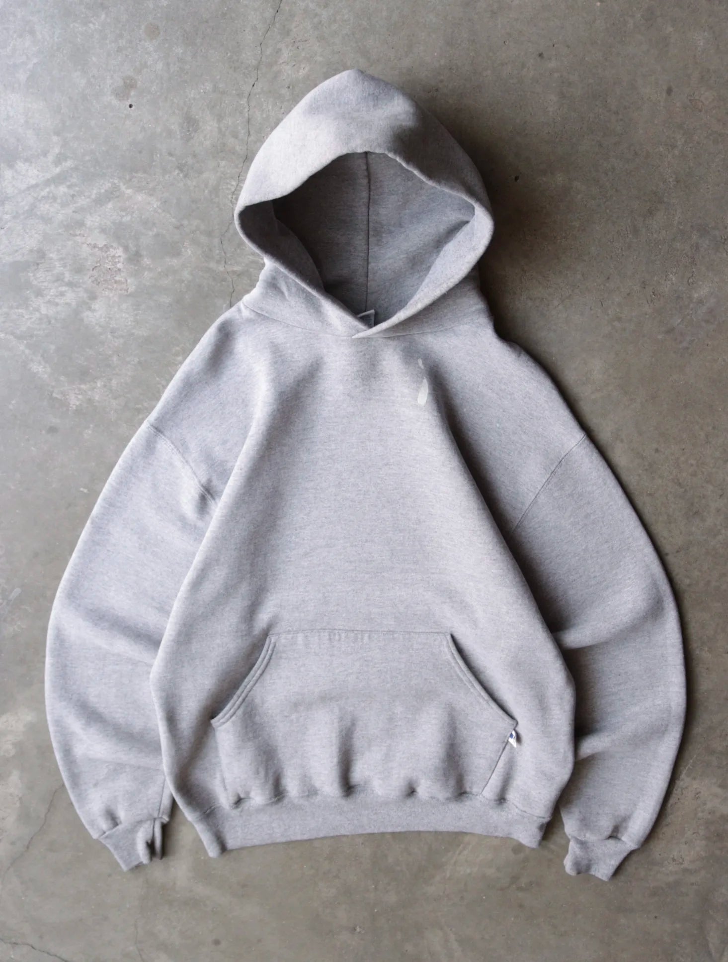 1990S GREY HOODED SWEATSHIRT