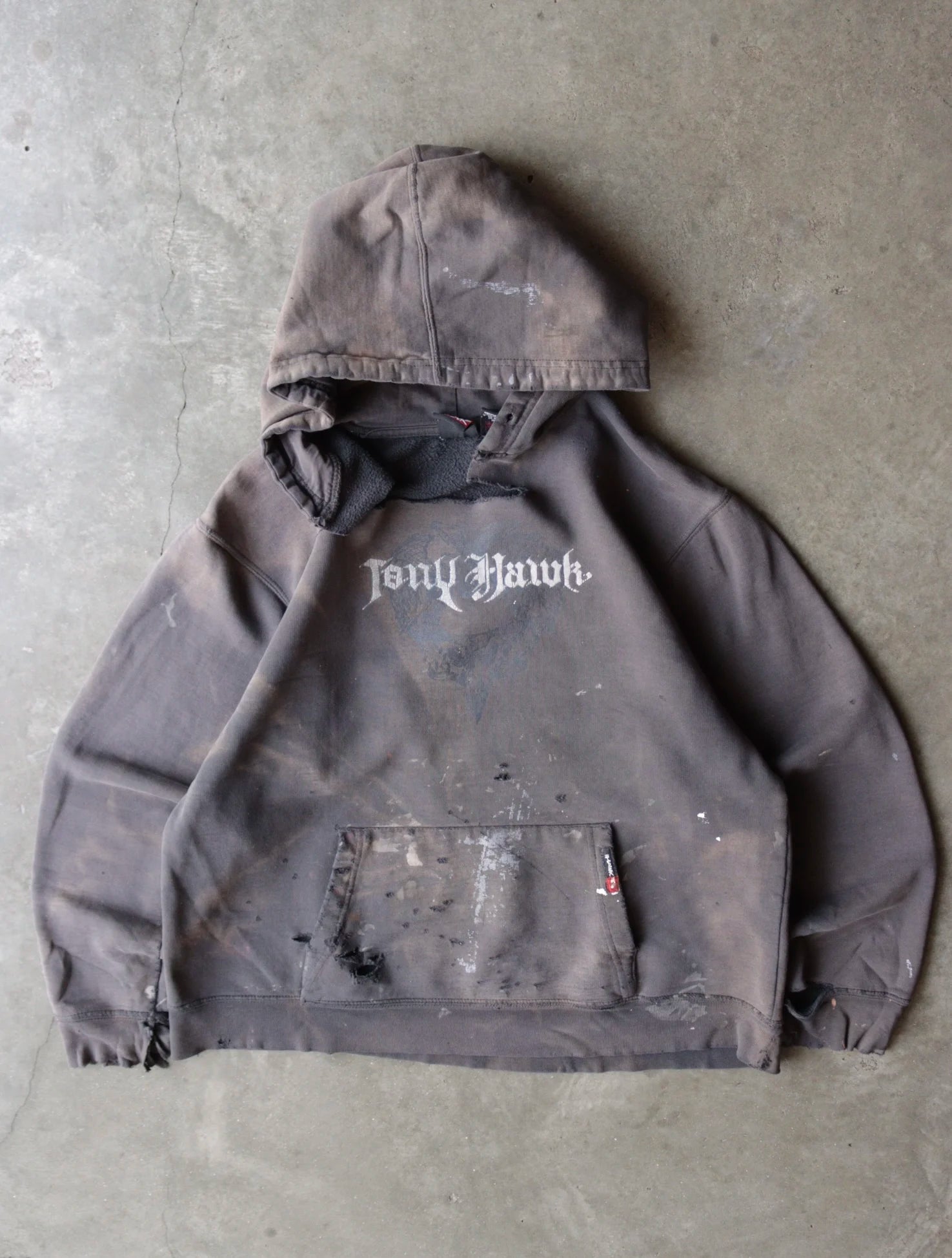 1990S TONY HAWK FADED HOODED SWEATSHIRT