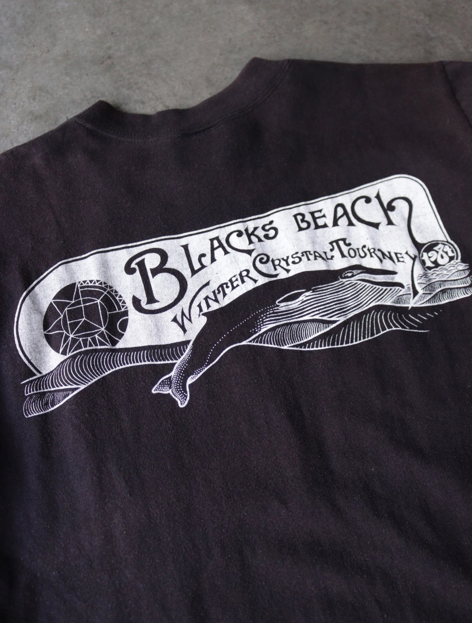 1990S BLACK BEACH TEE