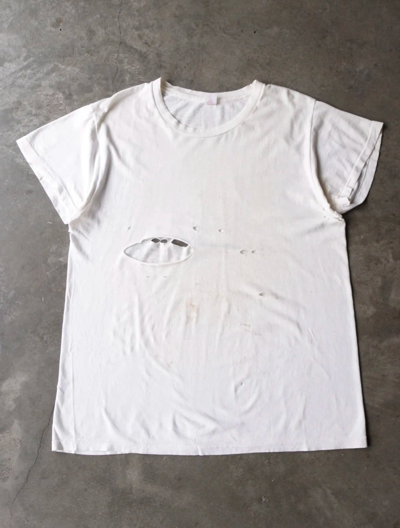 1970S DISTRESSED BLANK TEE