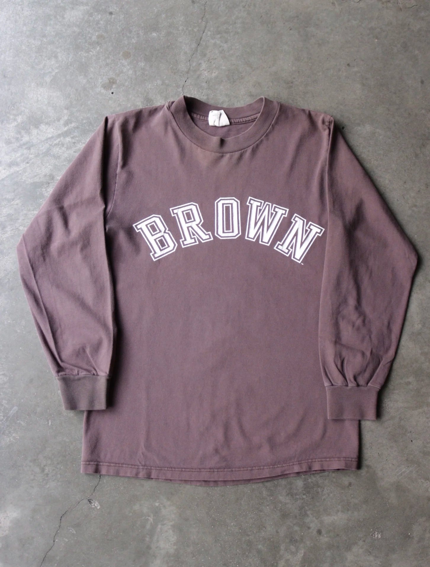 1990S BROWN L/S TEE