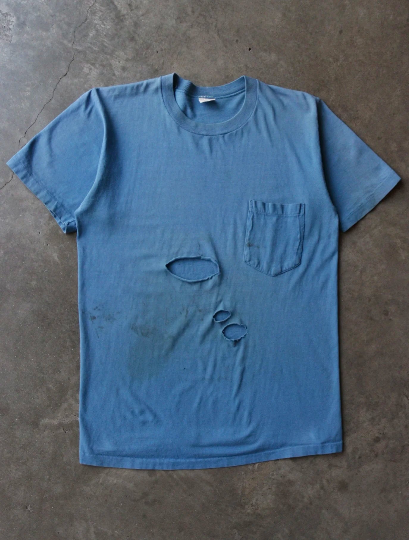 1970S THRASHED BLANK TEE