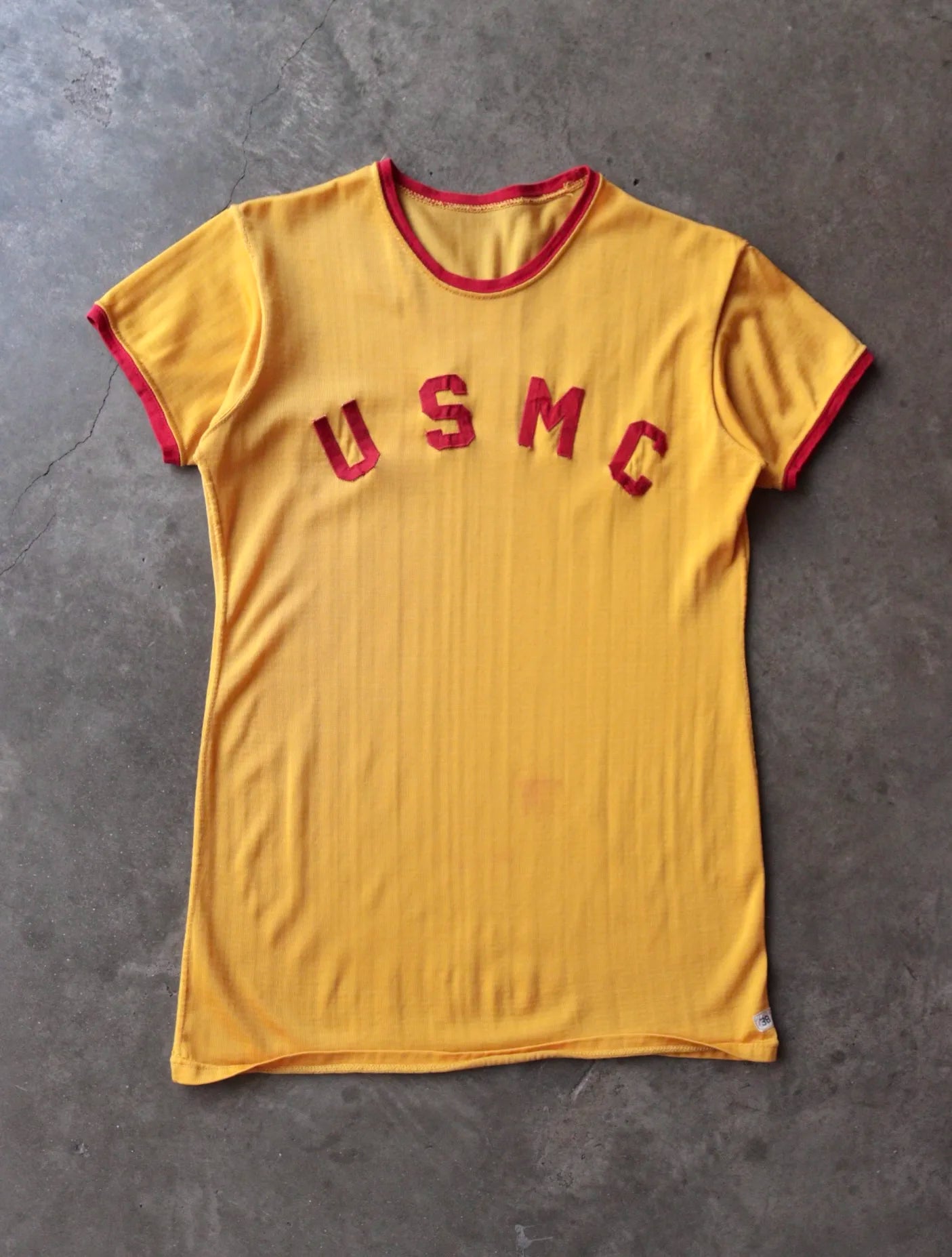 1970S USMC RINGER TEE
