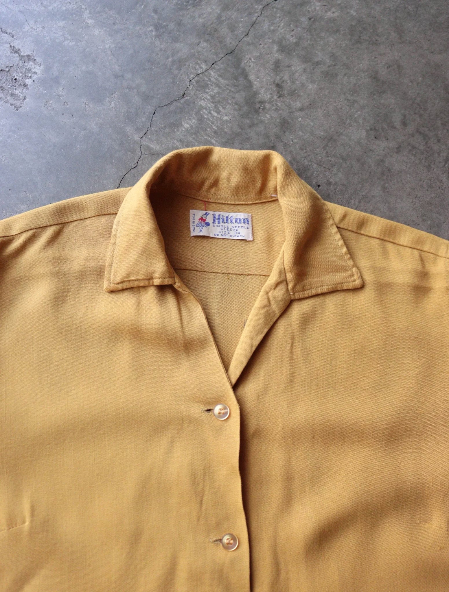1960S MT FUJI CHAINSTITCHED RAYON BUTTON UP SHIRT