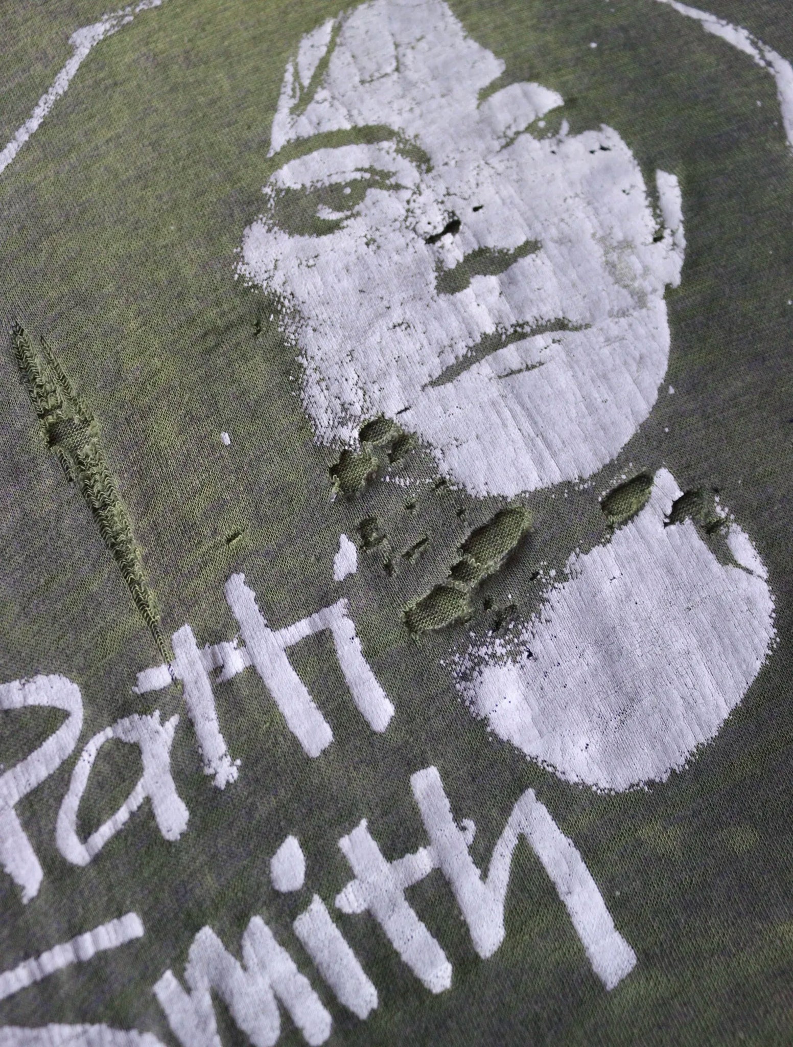 1990S DISTRESSED PATTI SMITH RINGER TEE