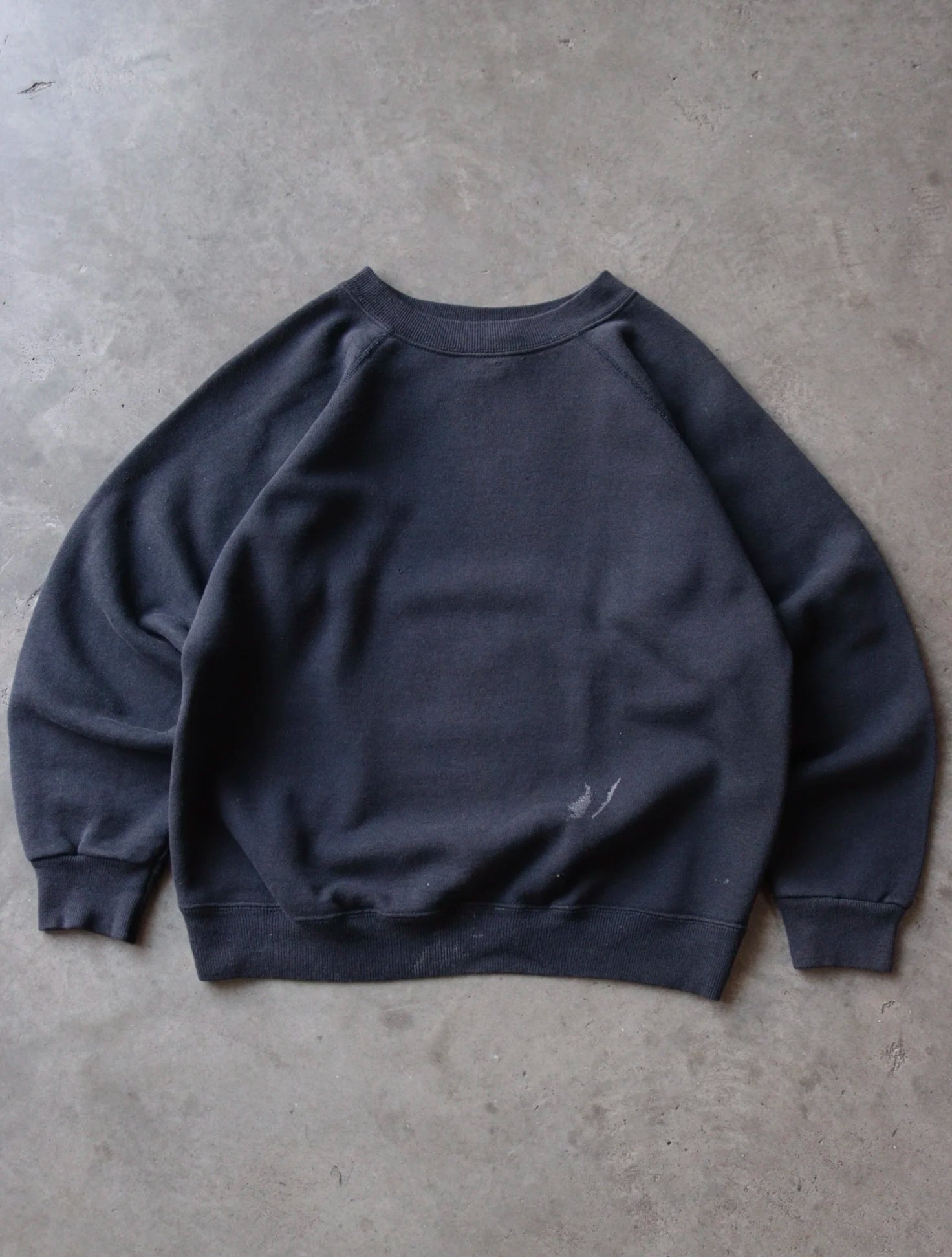 1990S BLANK BLACK SWEATSHIRT