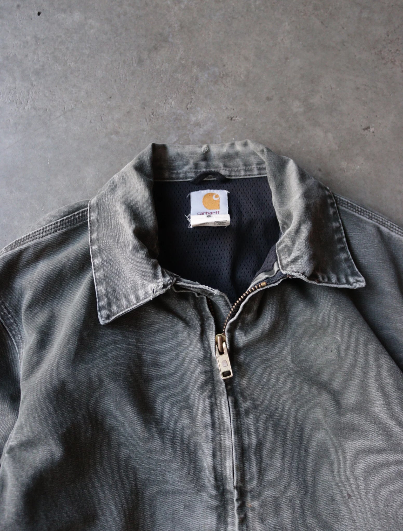 1980S CARHARTT FADED GREEN WORK JACKET