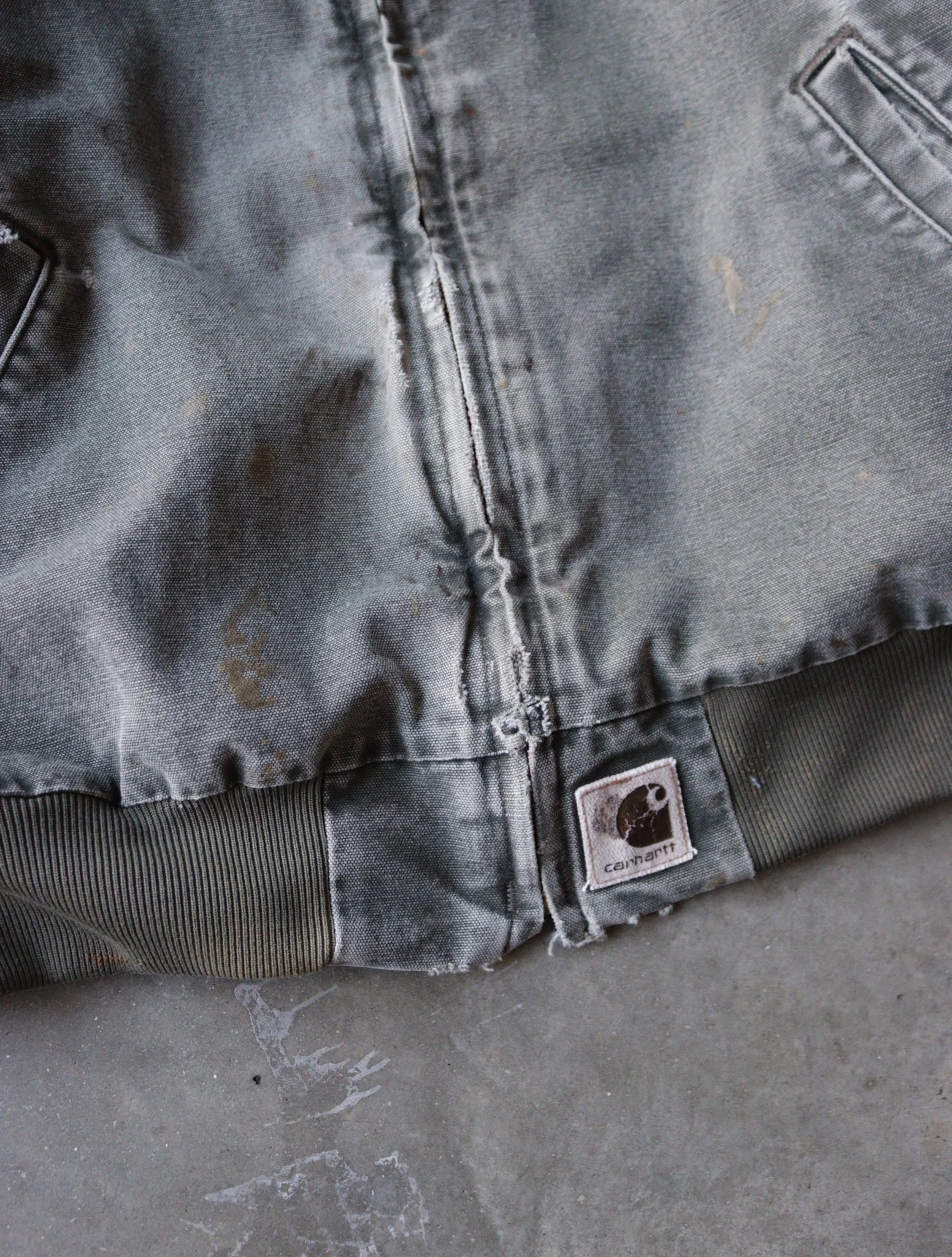 1980S CARHARTT FADED GREEN WORK JACKET