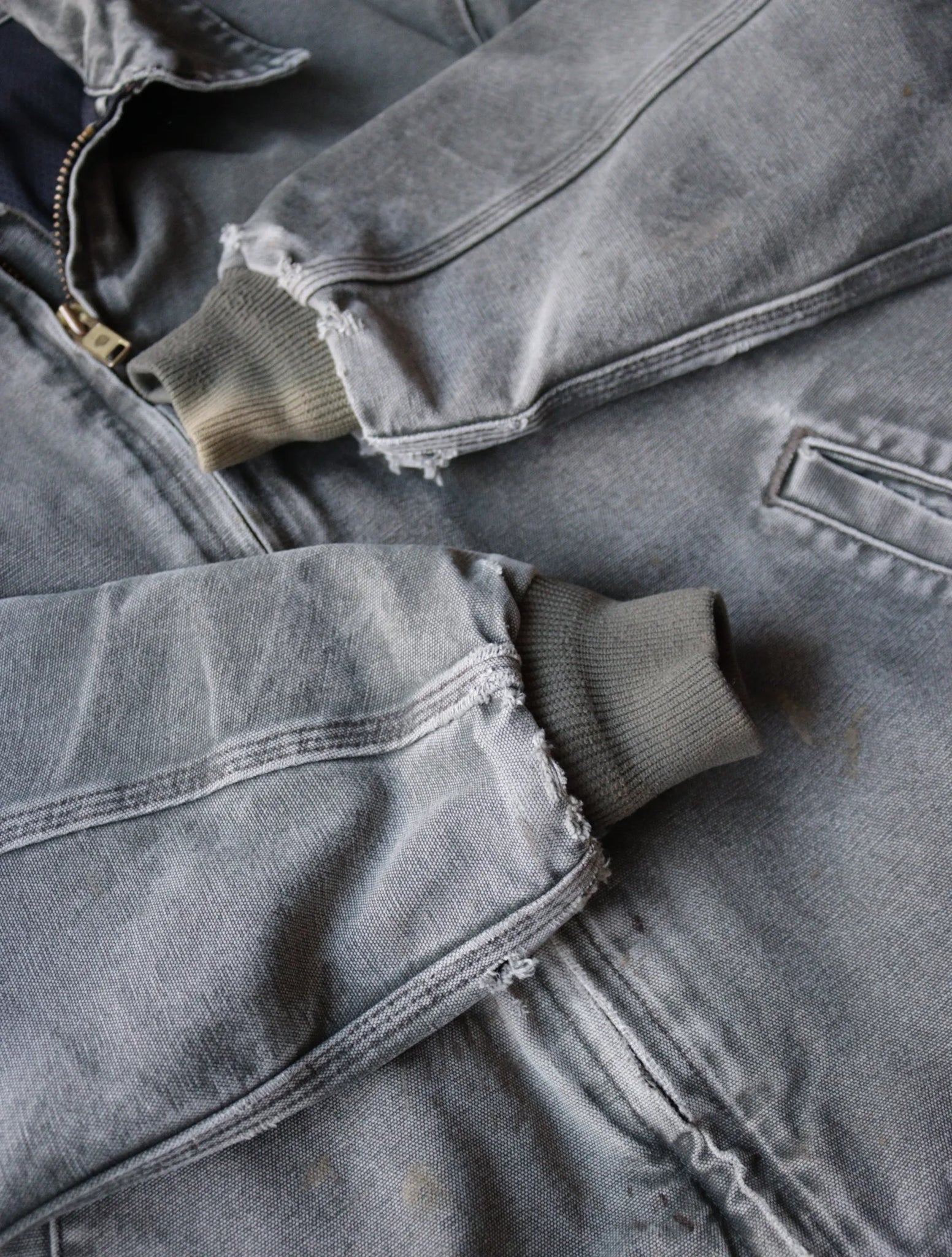 1980S CARHARTT FADED GREEN WORK JACKET
