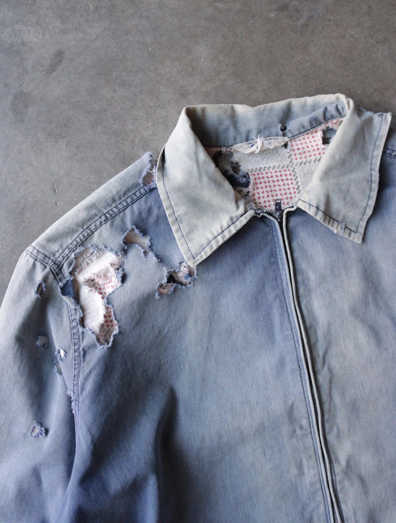 1950S FADED DISTRESSED JACKET