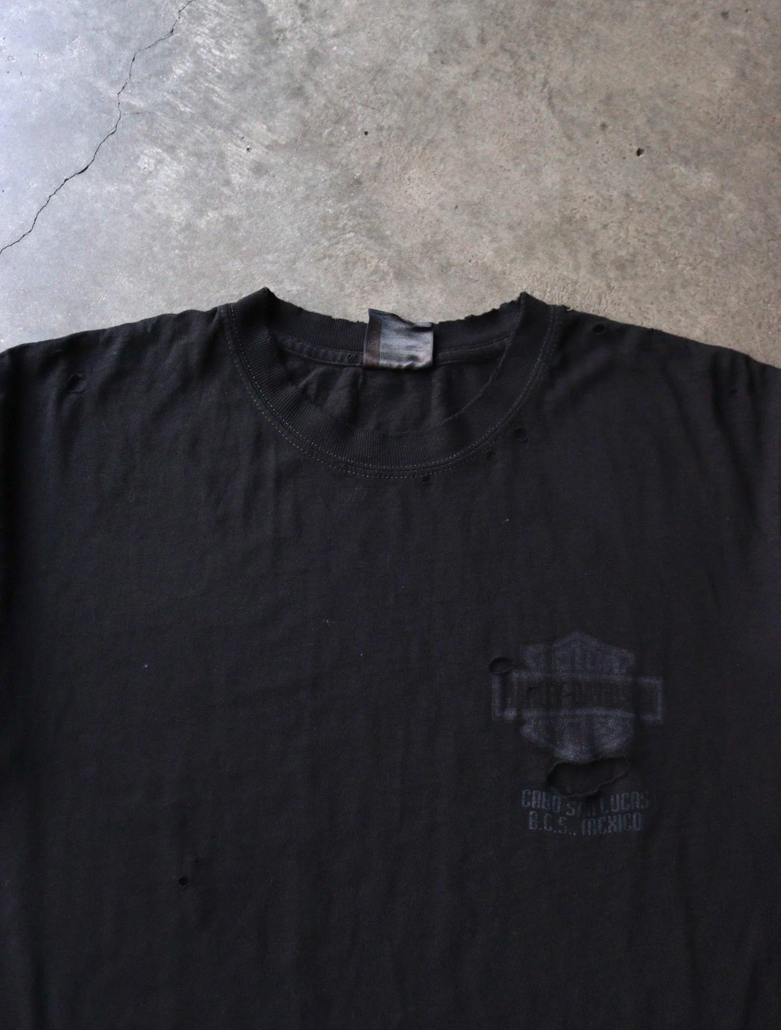 2000S FADED HARLEY DISTRESSED TEE