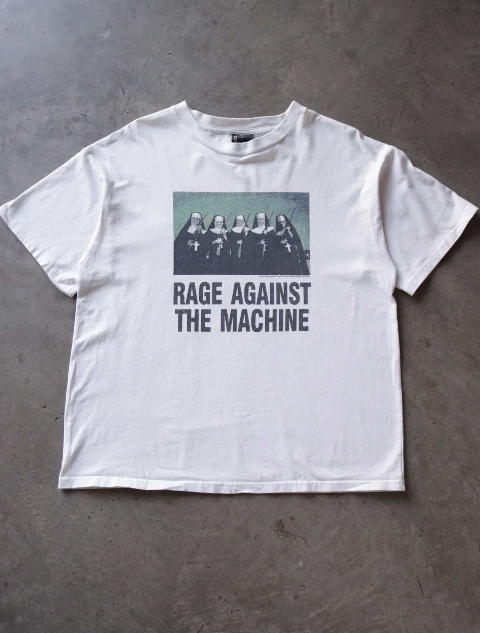1990S RAGE AGAINST THE MACHINE BAND TEE