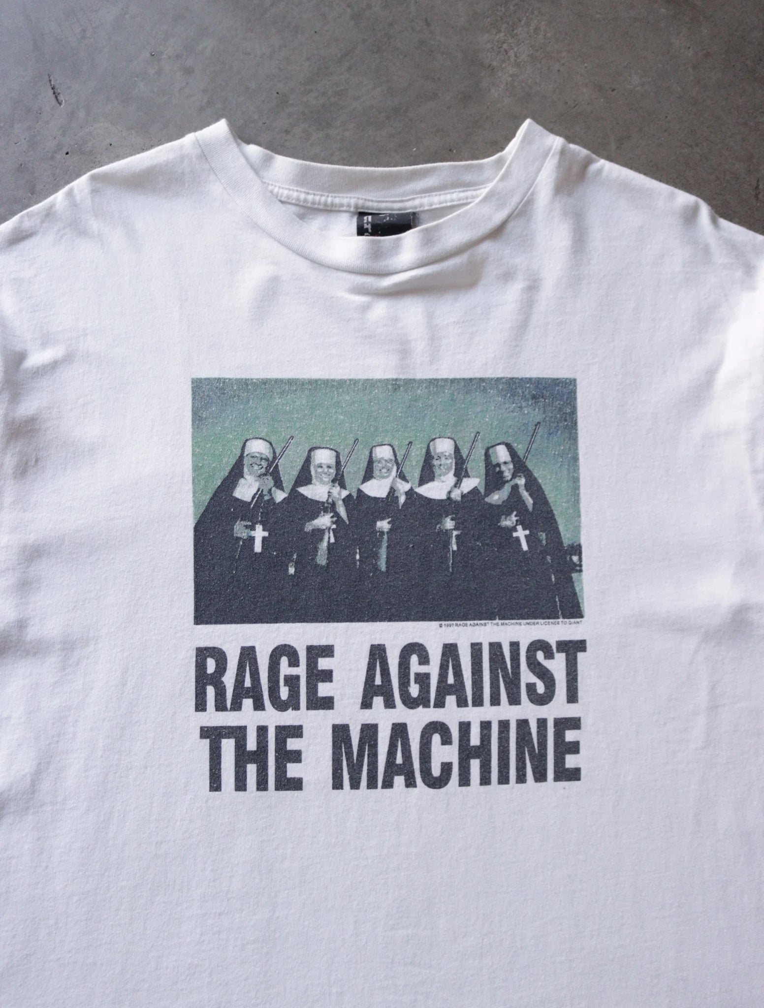 1990S RAGE AGAINST THE MACHINE BAND TEE